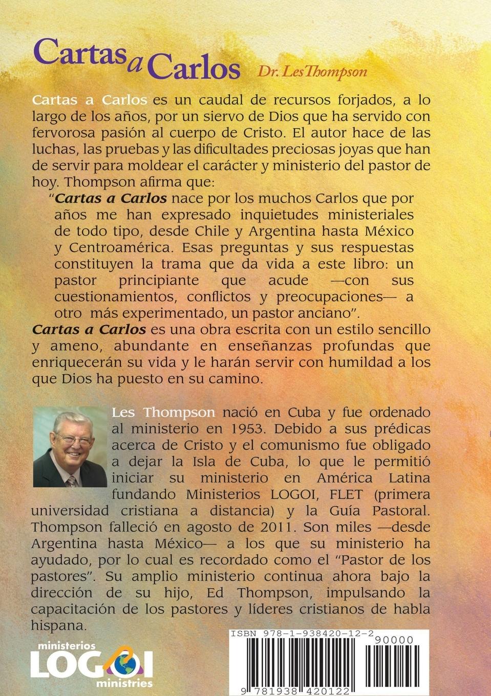 Rückseitencover Cartas a Carlos