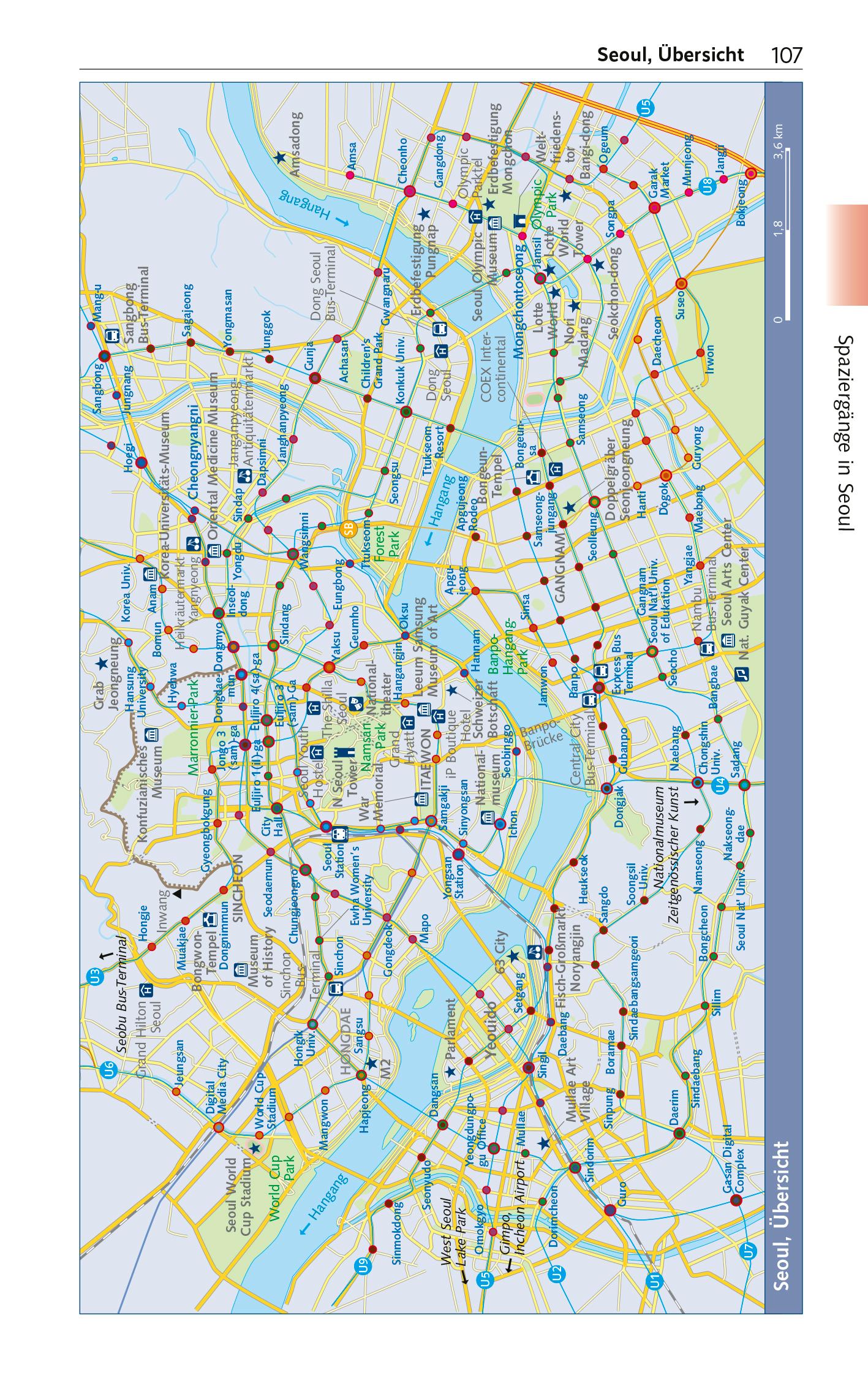 Beispielinhalt (Bild) Reiseführer Seoul