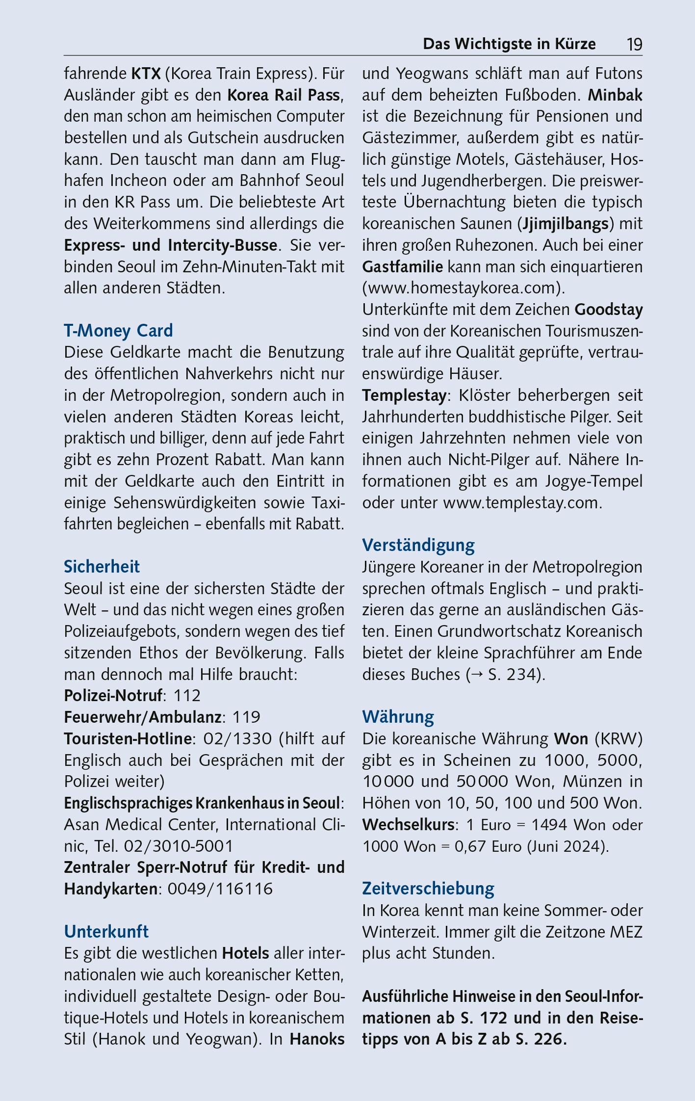 Beispielinhalt (Bild) Reiseführer Seoul