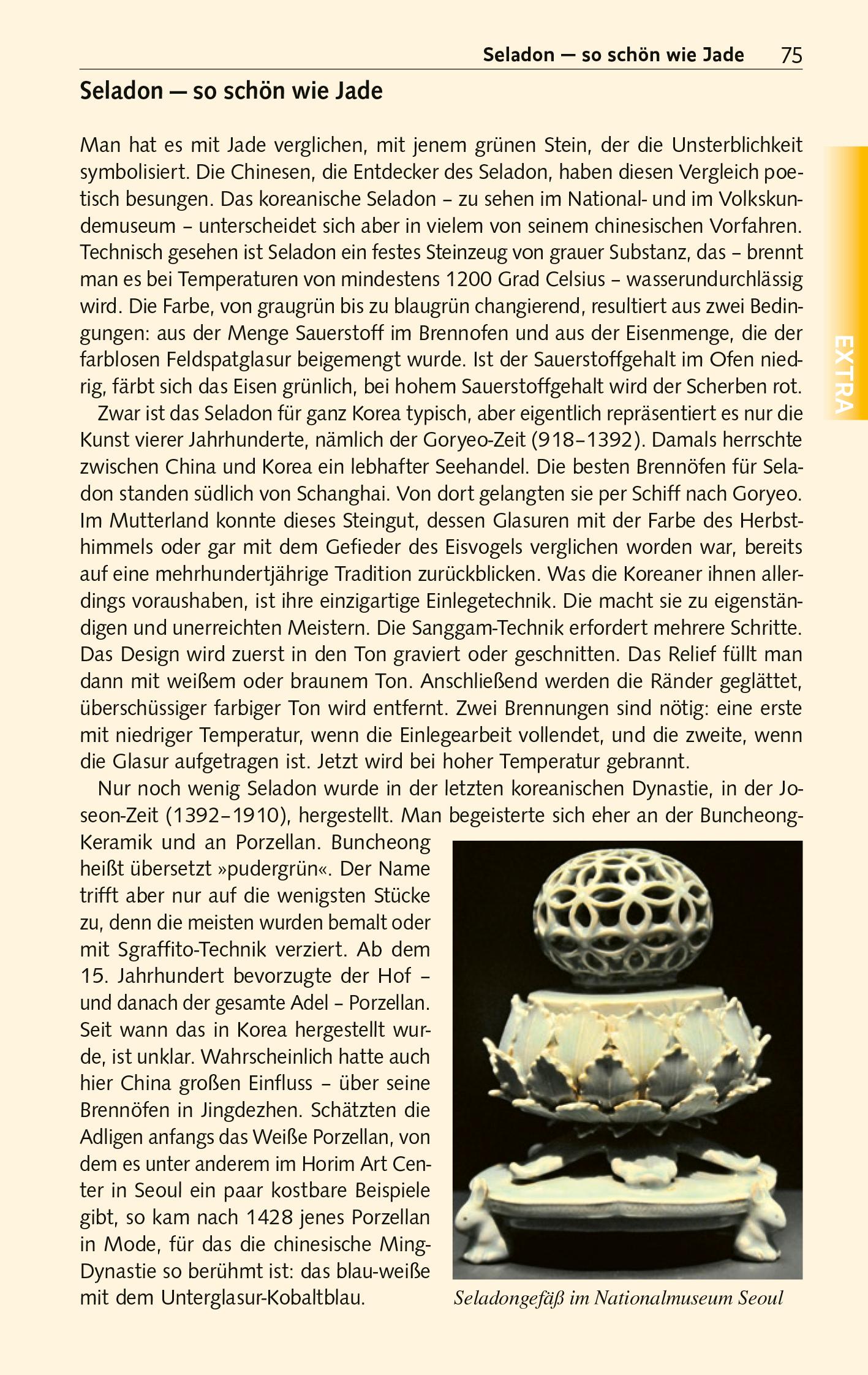 Beispielinhalt (Bild) Reiseführer Seoul