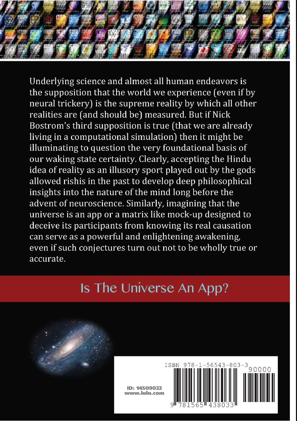 Rückseitencover Is The Universe An App? Exploring the Physics of Awareness