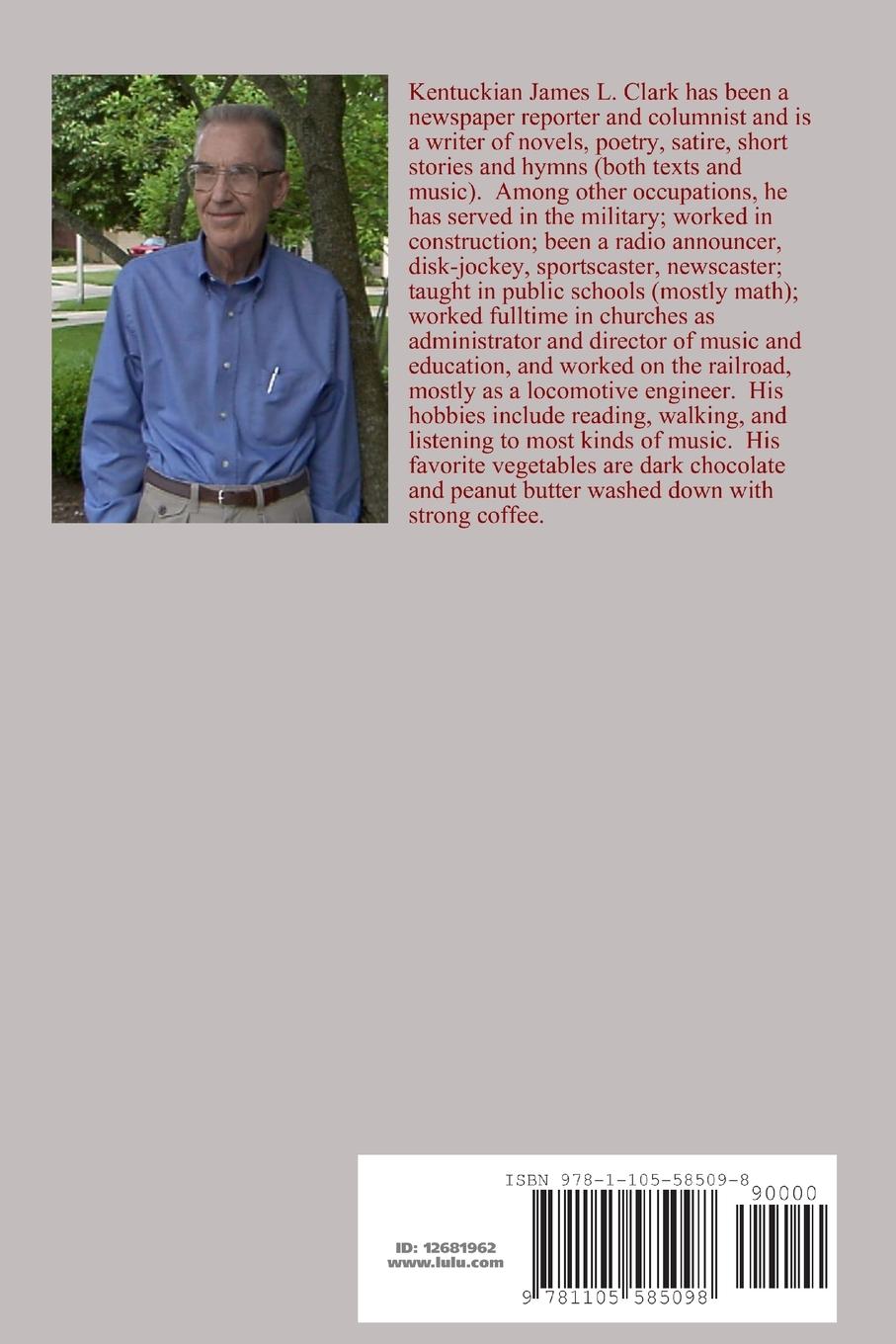 Rückseitencover POTHOLES & Other Poems