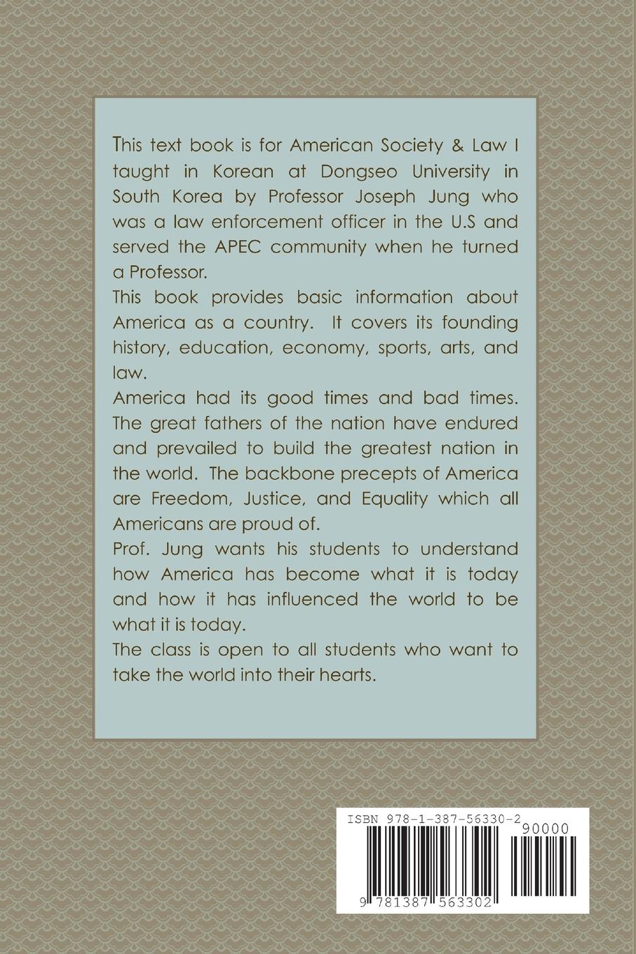 Rückseitencover American Society & Law I