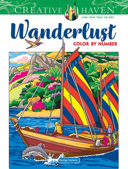 Vorderes Coverbild Creative Haven Wanderlust Color by Number