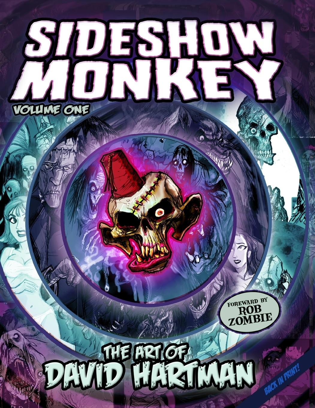 Vorderes Coverbild SIDESHOW MONKEY - The art of David Hartman