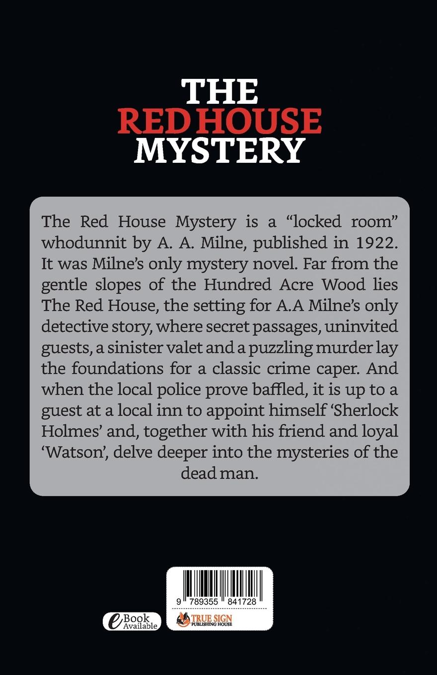 Rückseitencover The Red House Mystery