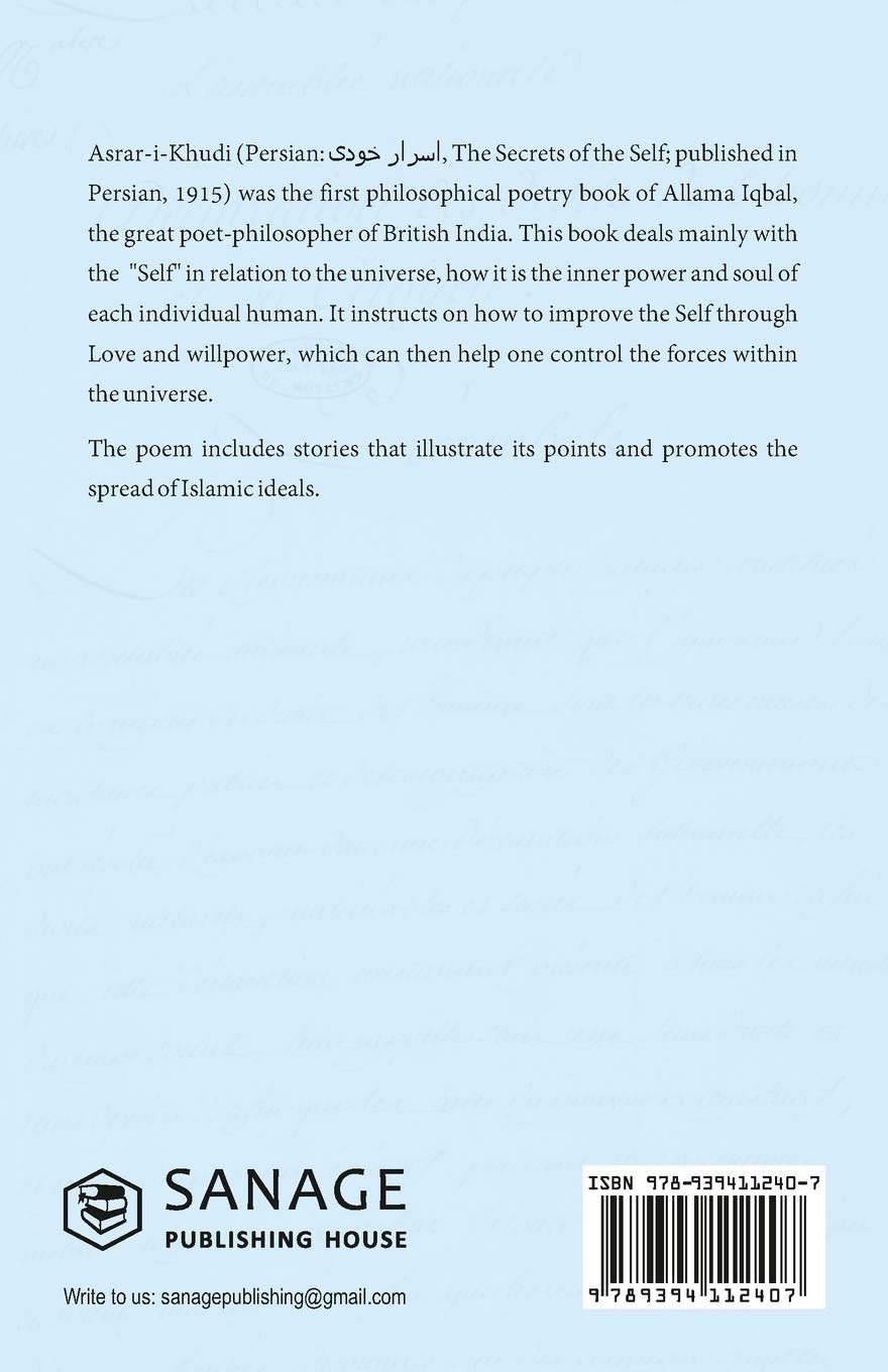 Rückseitencover The Secrets of the Self