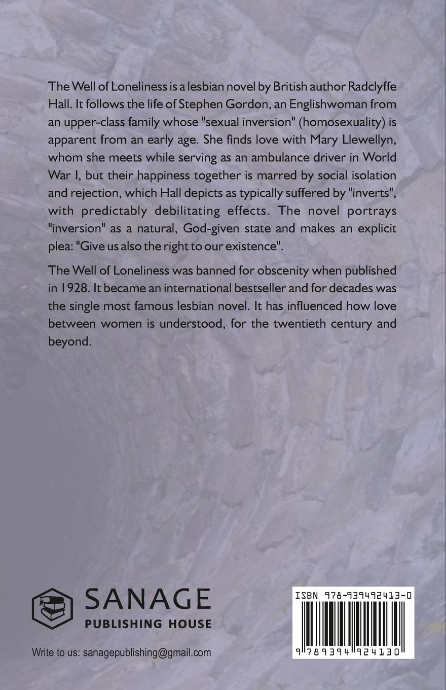 Rückseitencover The Well of Loneliness