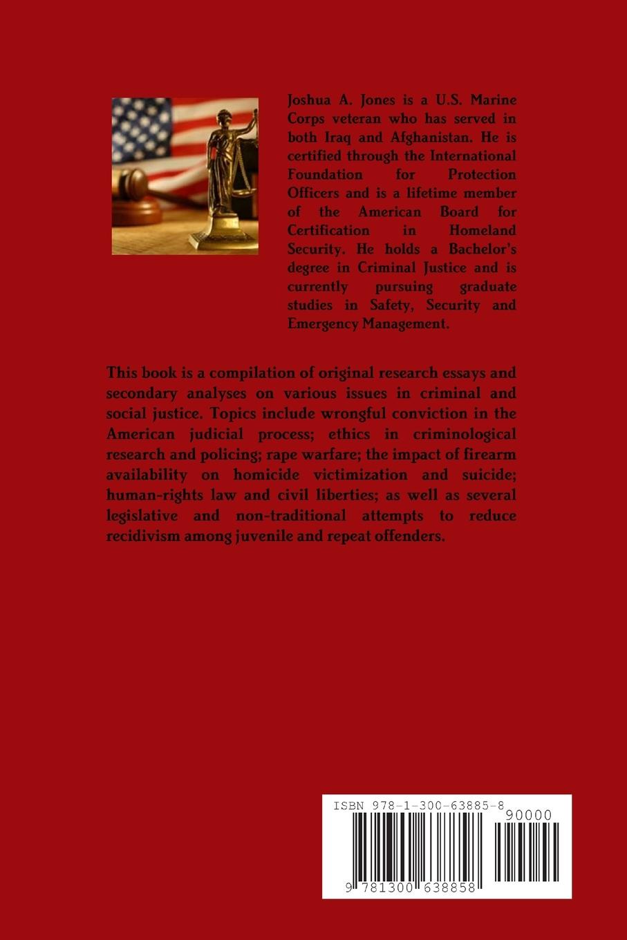 Rückseitencover Essays in Social Justice