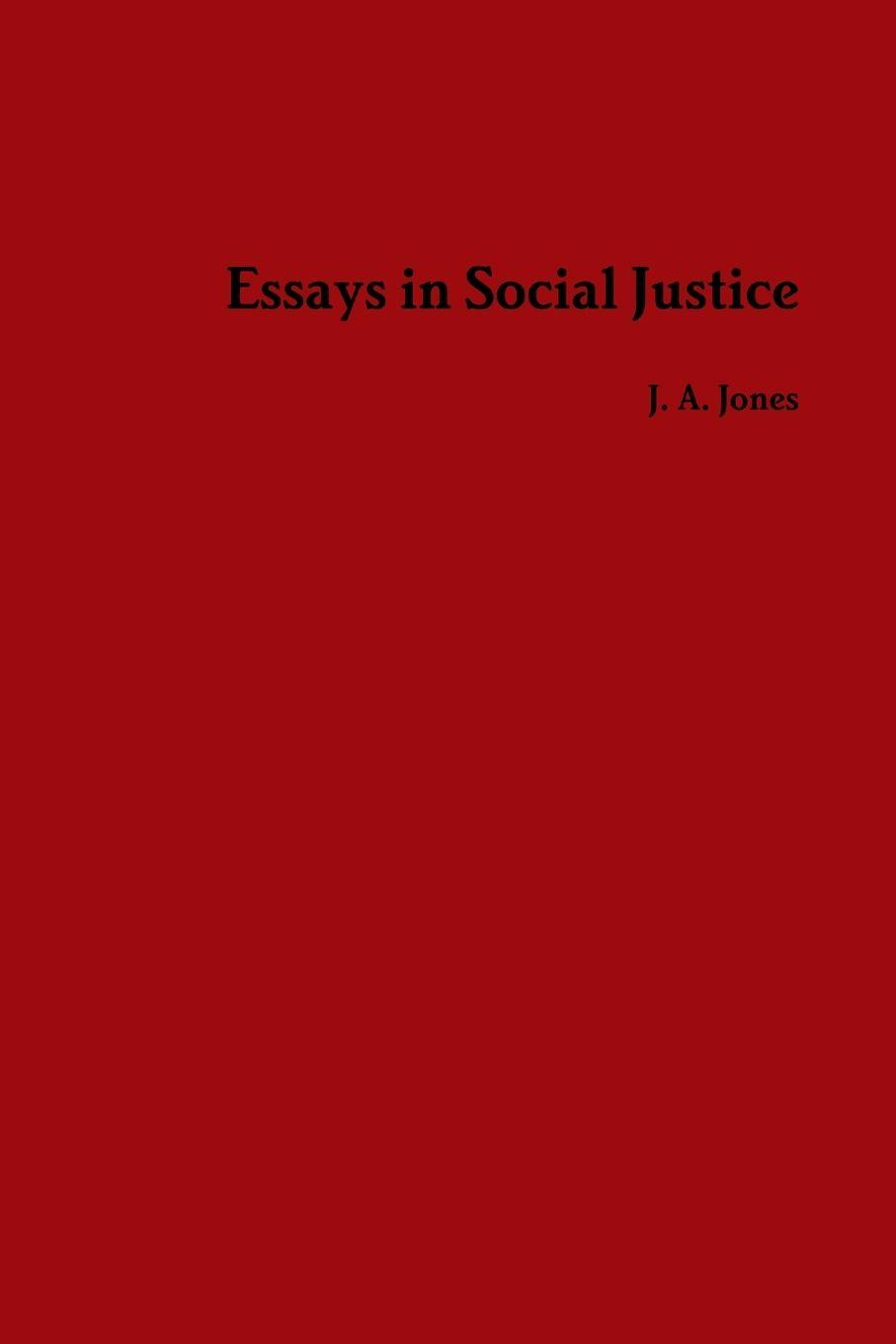 Vorderes Coverbild Essays in Social Justice