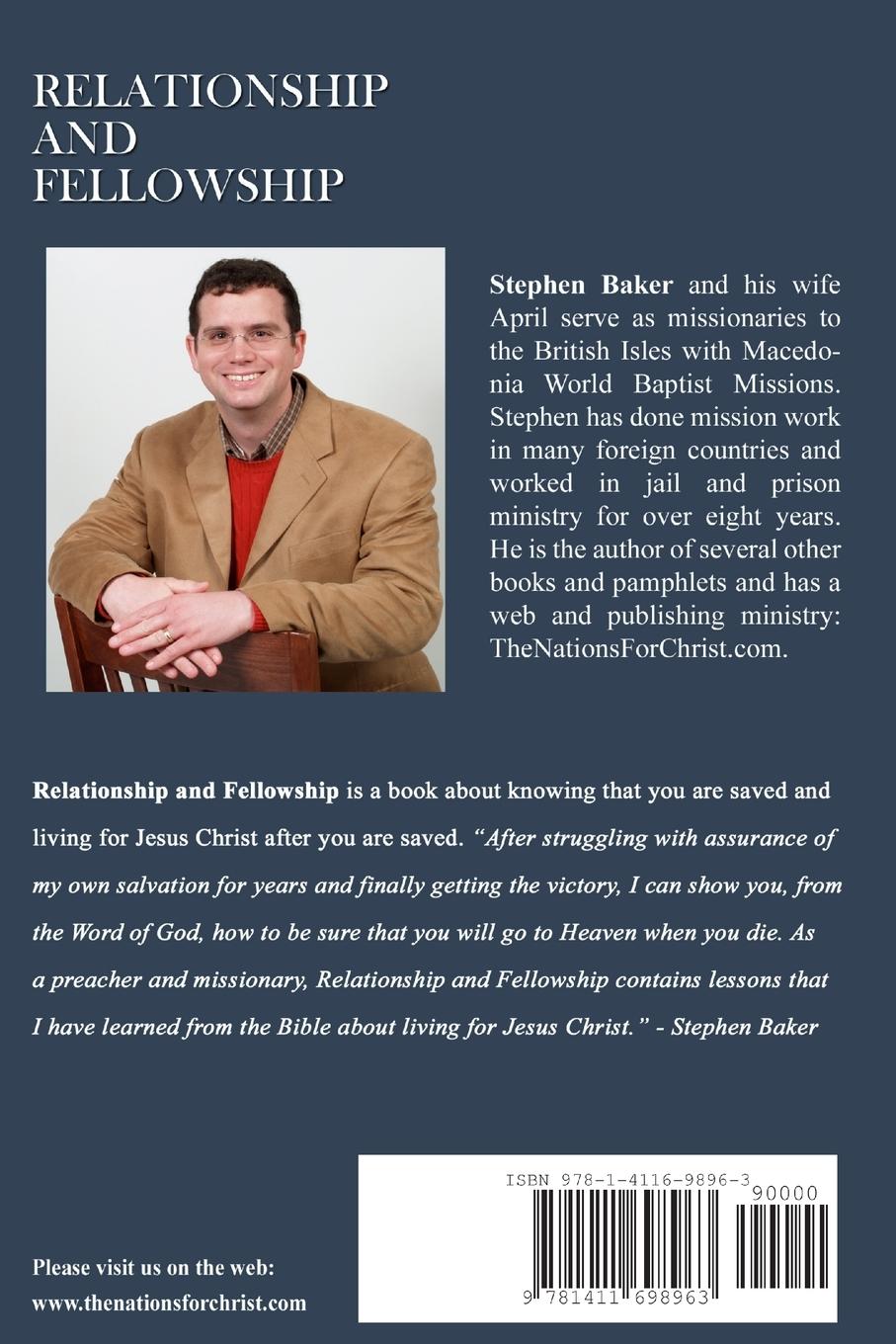 Rückseitencover Relationship and Fellowship