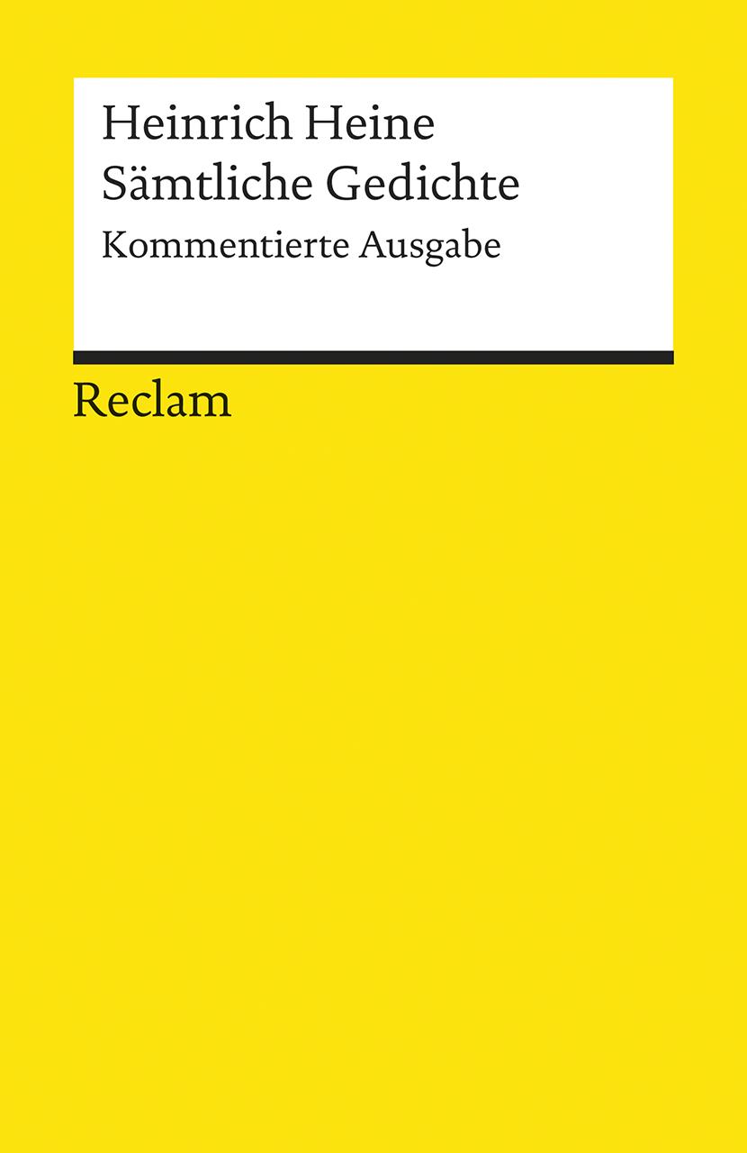 Vorderes Coverbild Sämtliche Gedichte