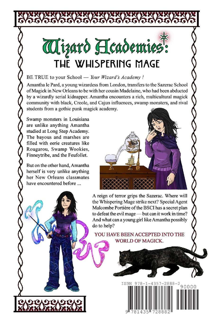 Rückseitencover Wizard Academies - The Whispering Mage