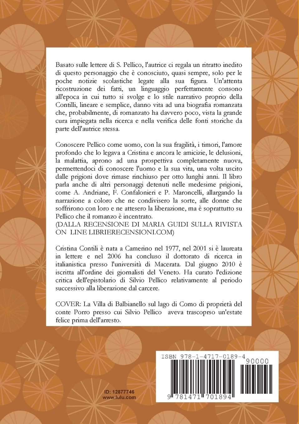 Rückseitencover Dalla prigionia nello Spielberg al ritorno alla vita