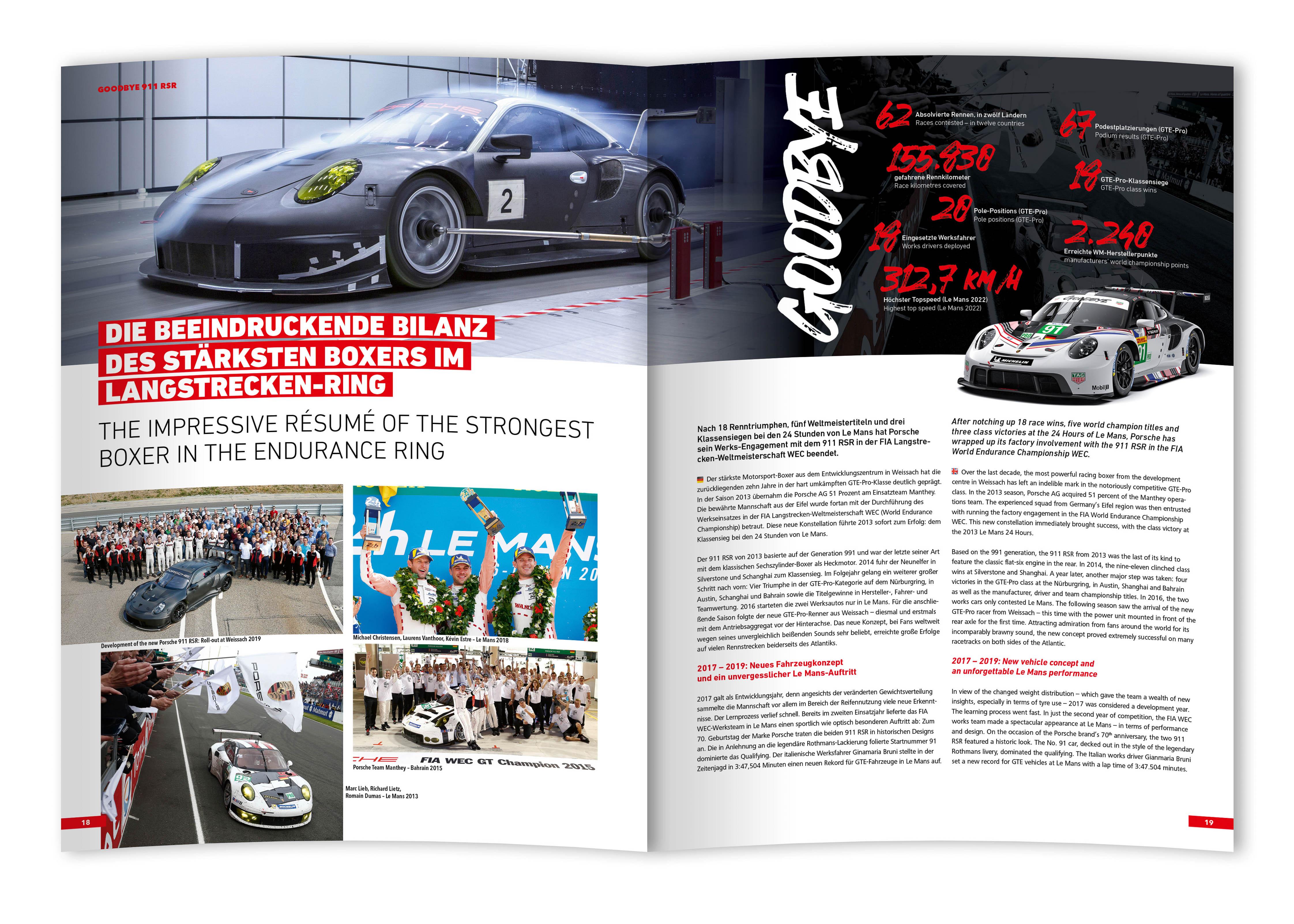 Beispielinhalt (Bild) Porsche Motorsport / Porsche Sport 2022