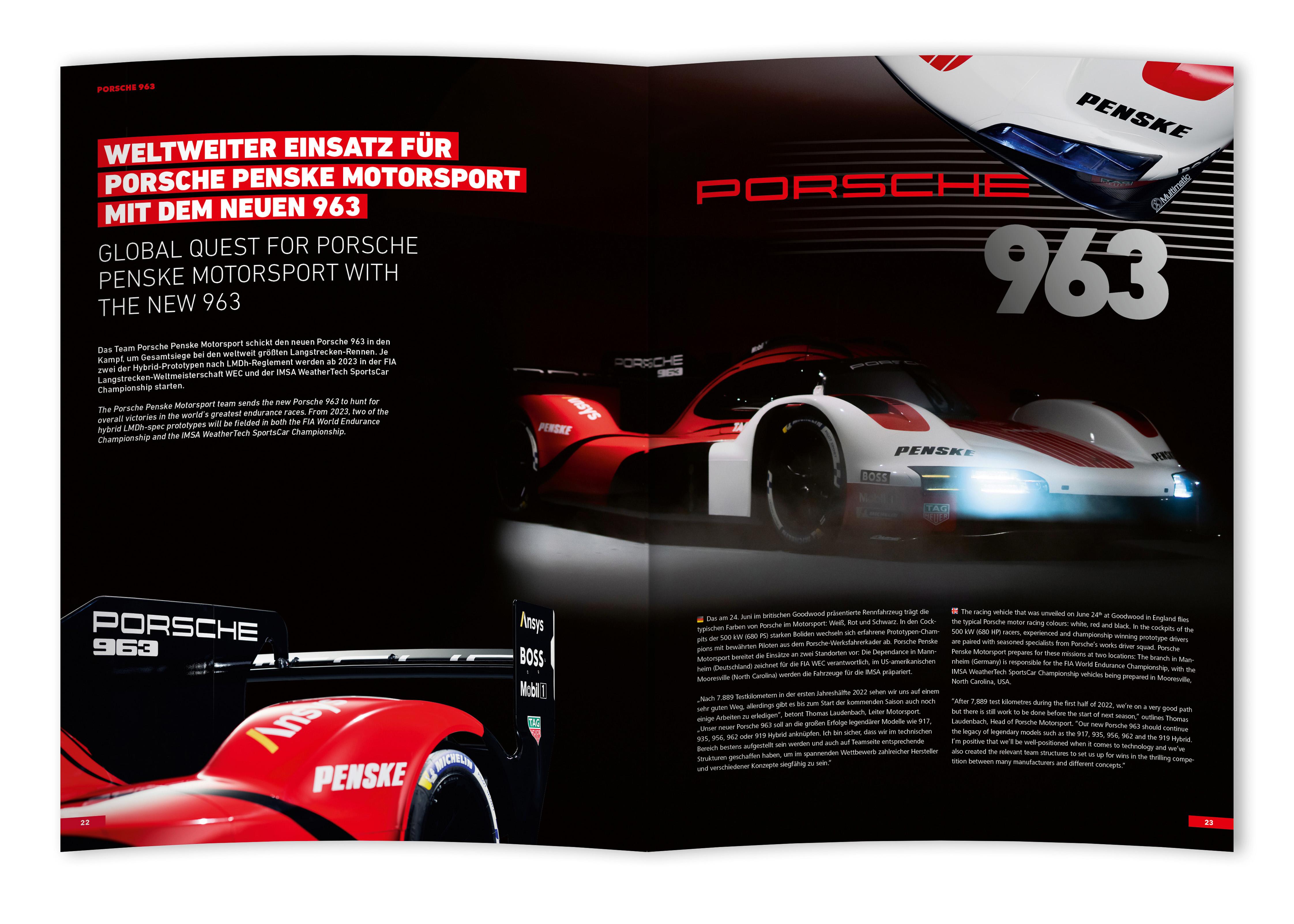 Beispielinhalt (Bild) Porsche Motorsport / Porsche Sport 2022