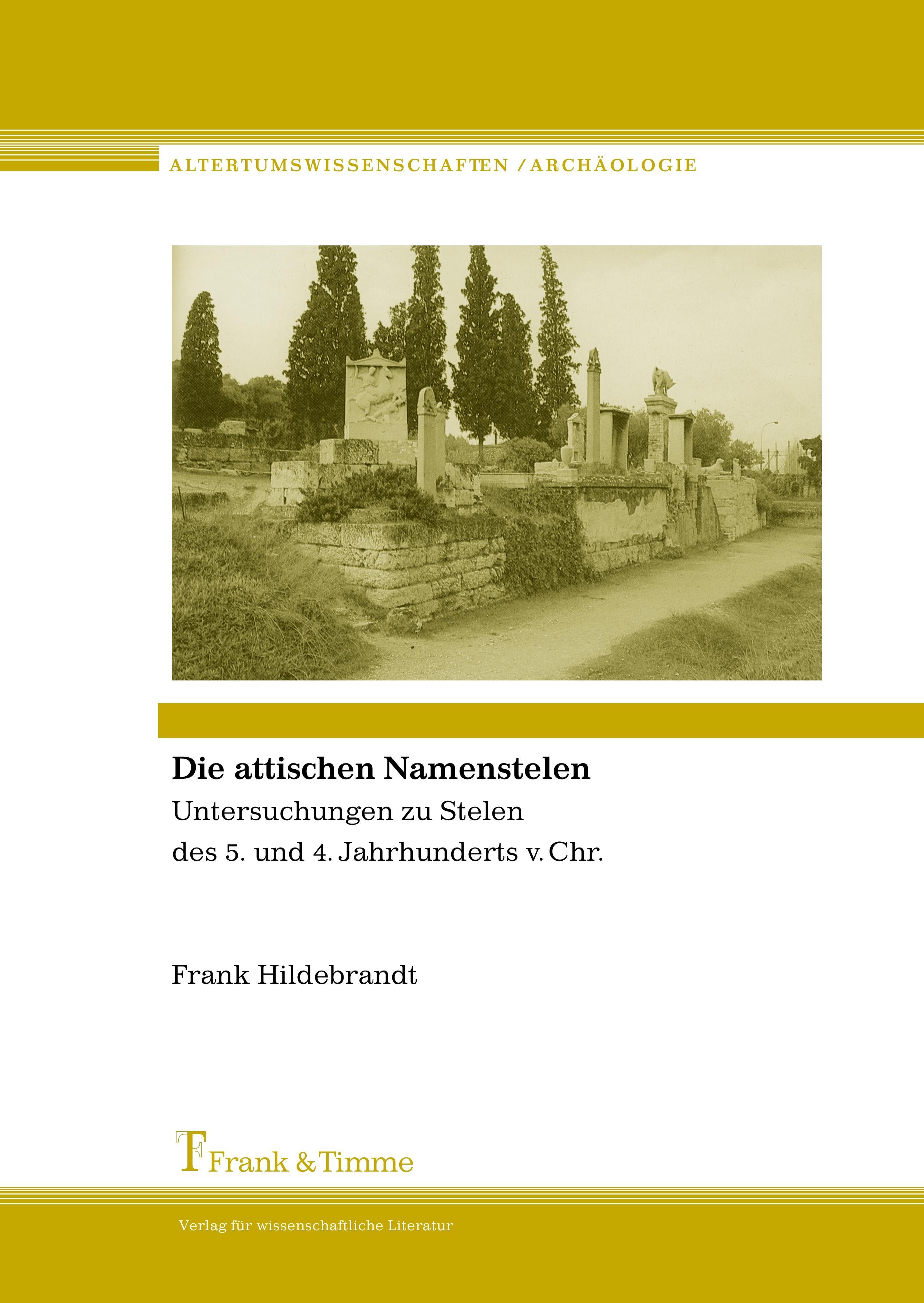 Vorderes Coverbild Die attischen Namenstelen