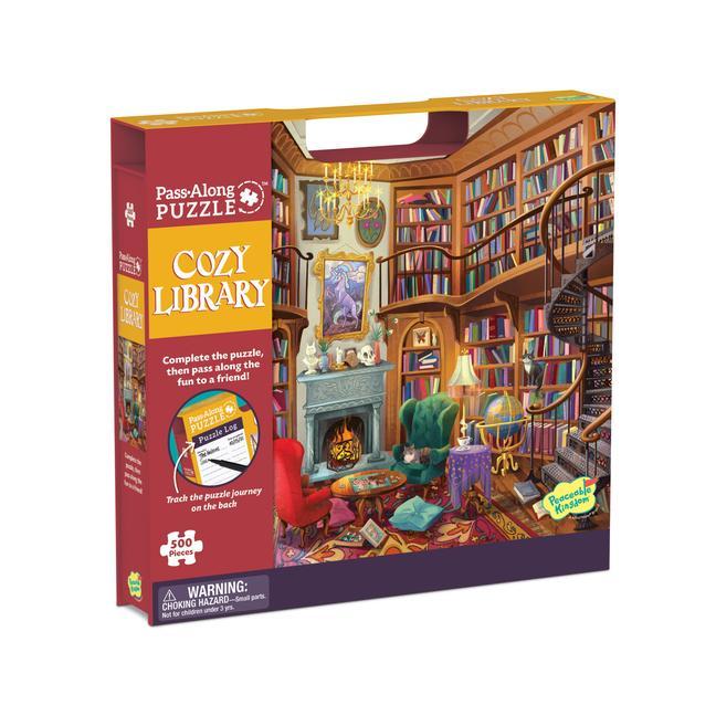 Vorderes Coverbild Pass Along Puzzle - Cozy Library