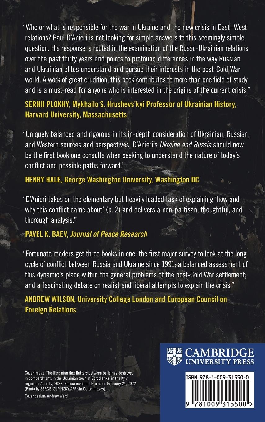 Rückseitencover Ukraine and Russia