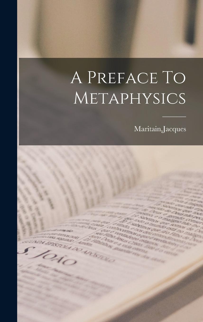 Vorderes Coverbild A Preface To Metaphysics