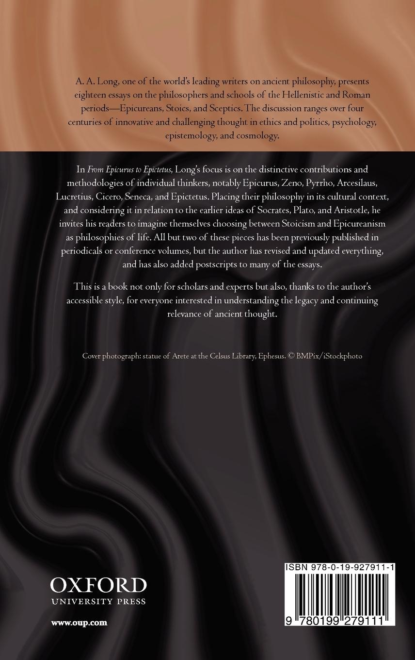 Rückseitencover From Epicurus to Epictetus