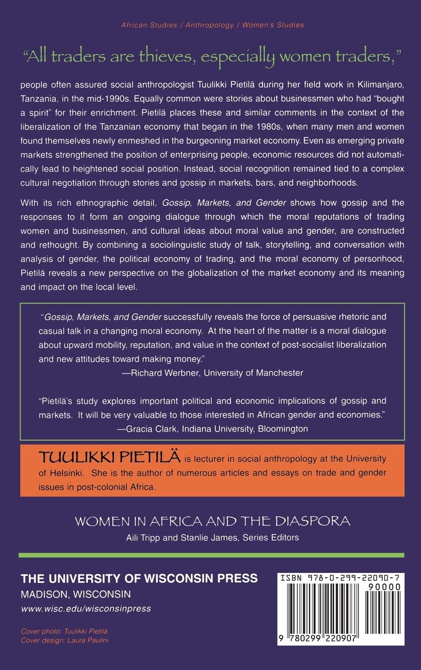 Rückseitencover Gossip, Markets, and Gender