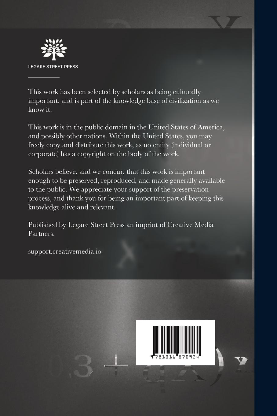 Rückseitencover Essentials Of Algebra For Secondary Schools