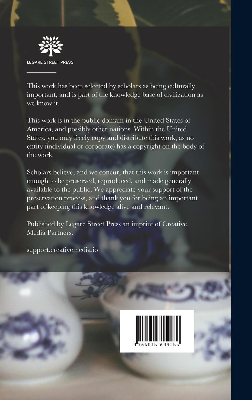 Rückseitencover Art De Construire Et De Gouverner Les Serres...