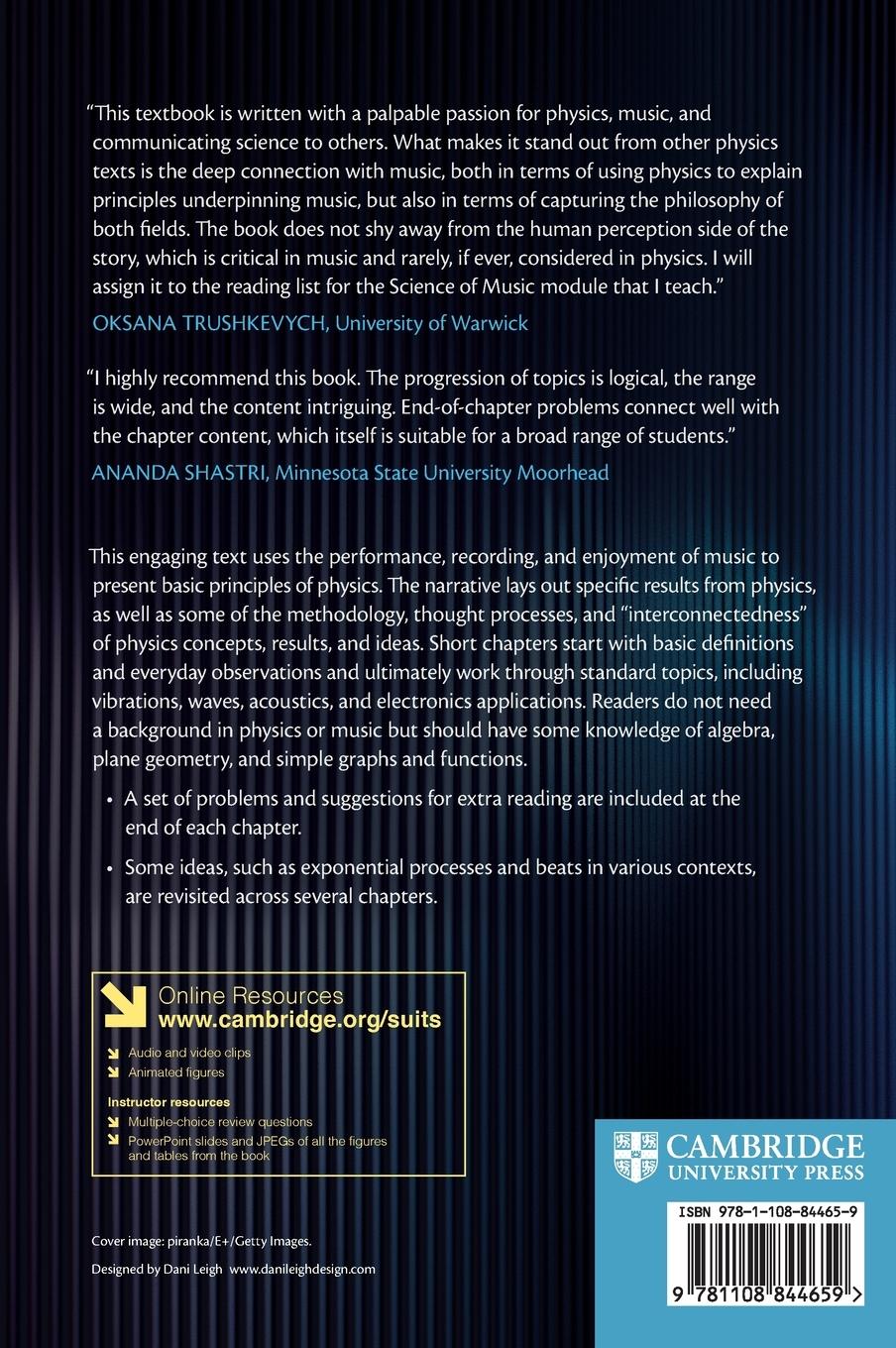 Rückseitencover Physics Behind Music