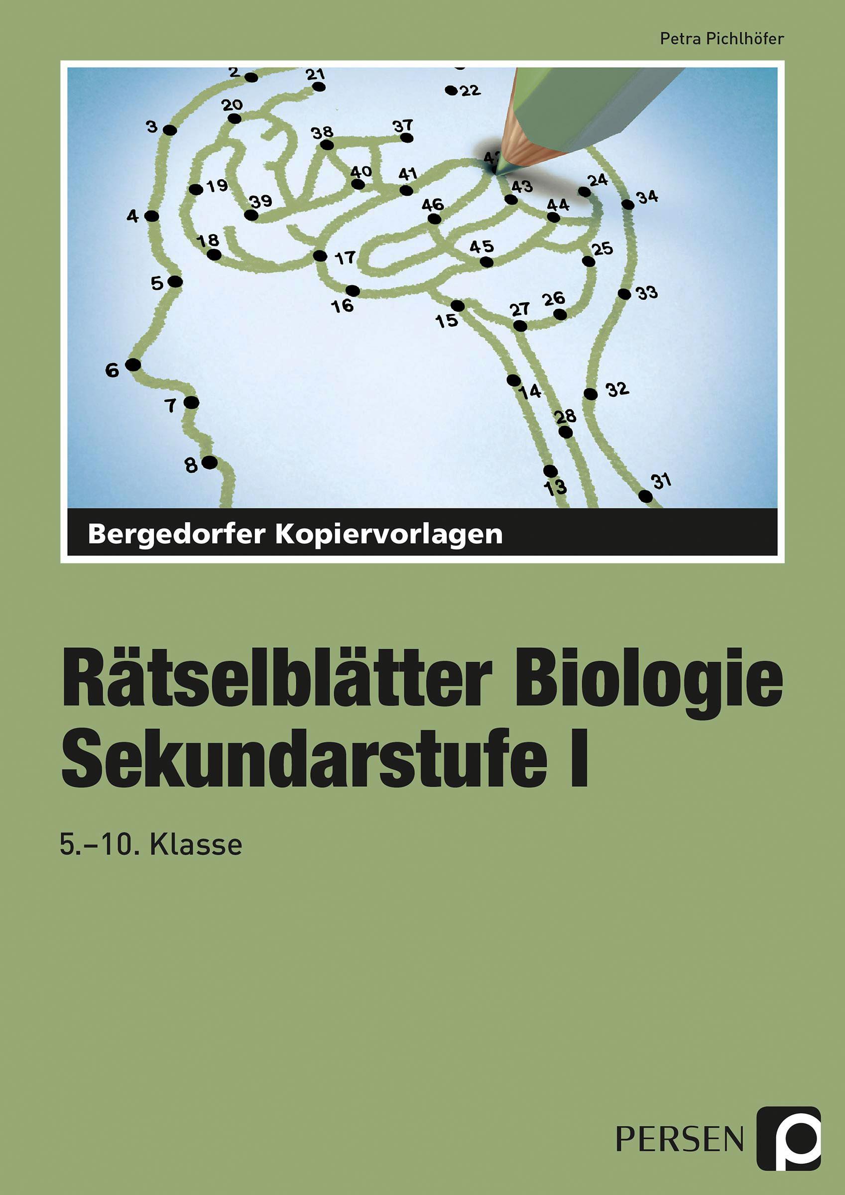 Vorderes Coverbild Rätselblätter Biologie