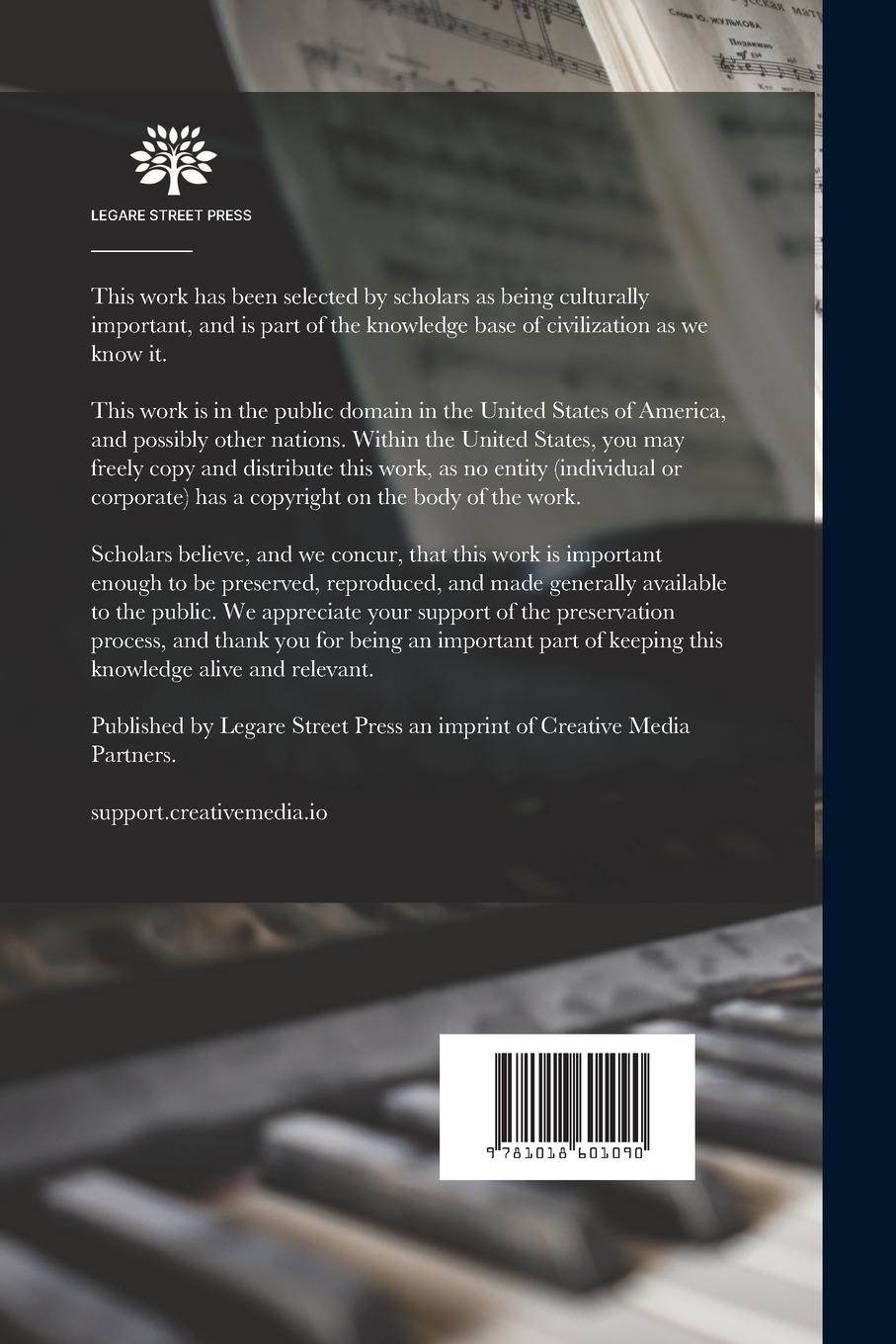 Rückseitencover Pianos and Their Makers: 1