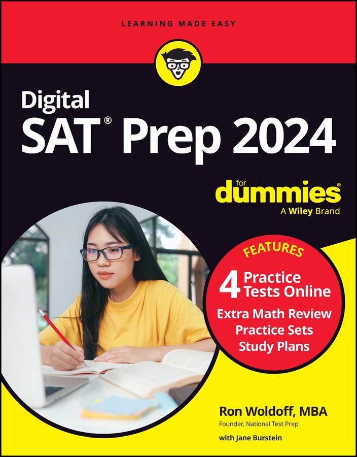 Vorderes Coverbild Digital SAT Prep 2024 For Dummies