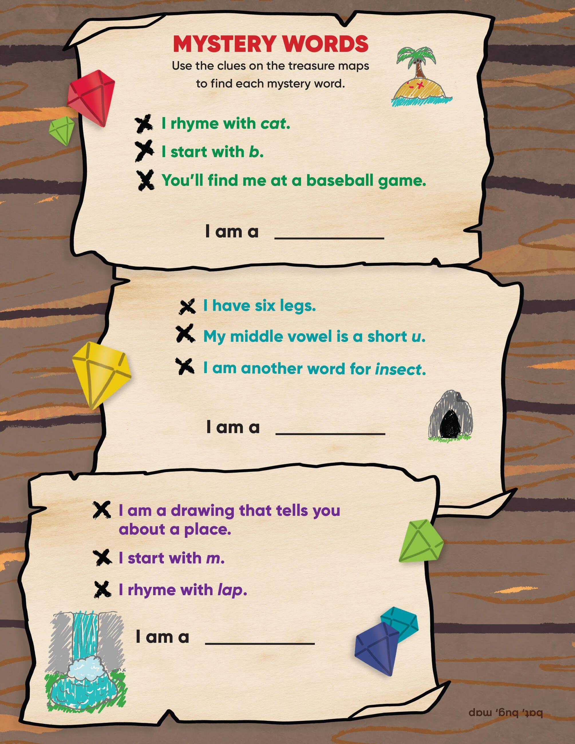 Beispielinhalt (Bild) Learn by Sticker: Beginning Phonics