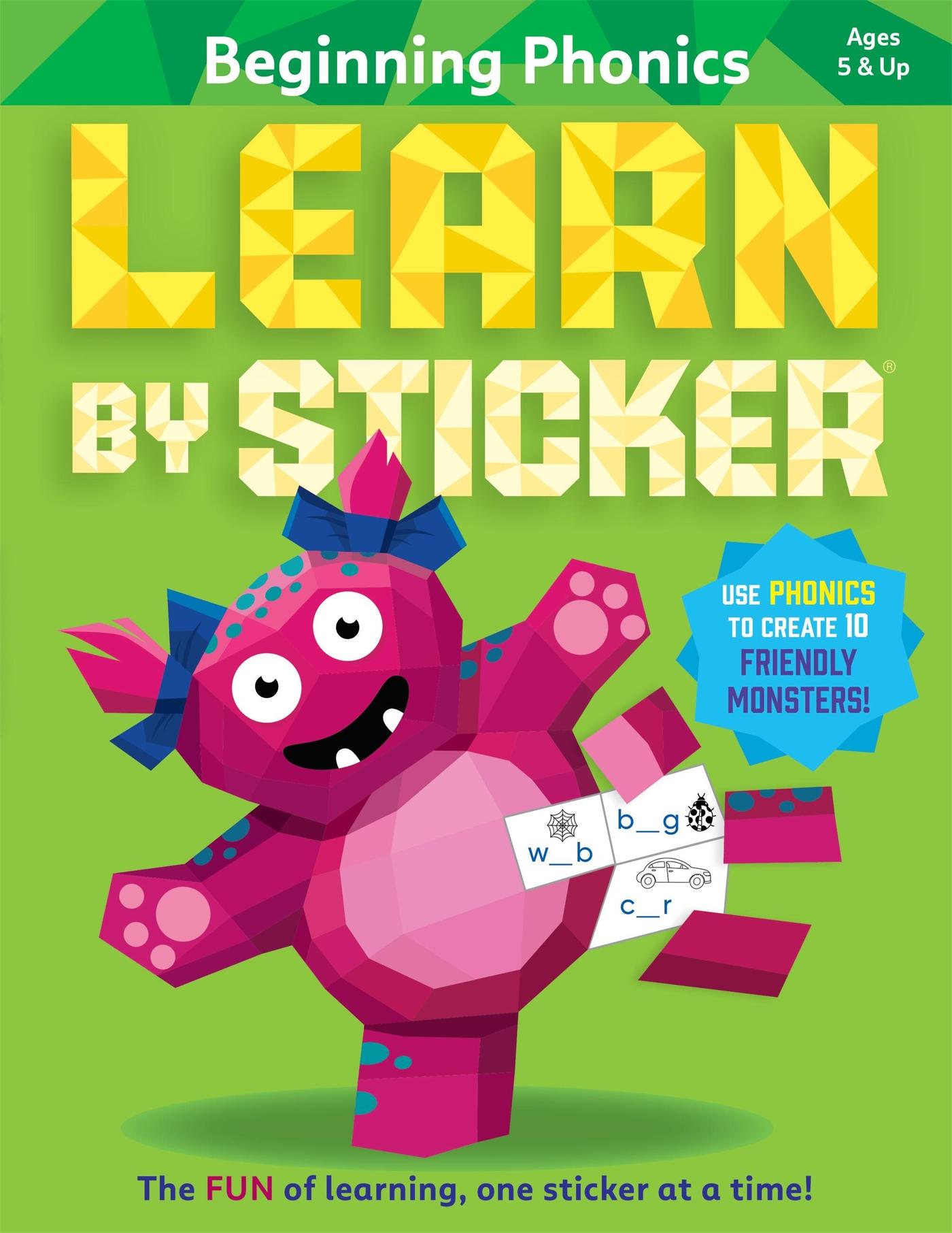 Vorderes Coverbild Learn by Sticker: Beginning Phonics