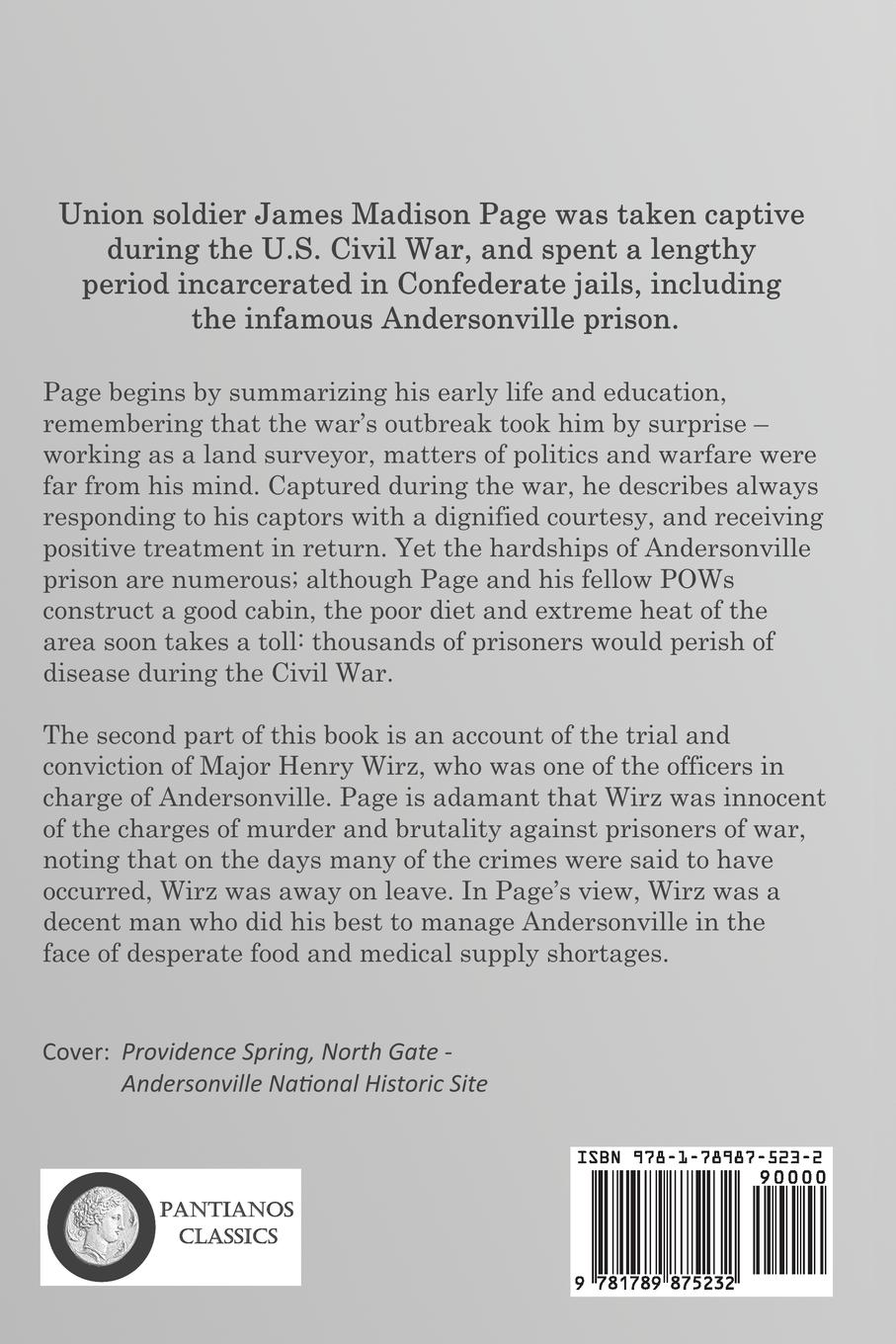 Rückseitencover The True Story of Andersonville Prison