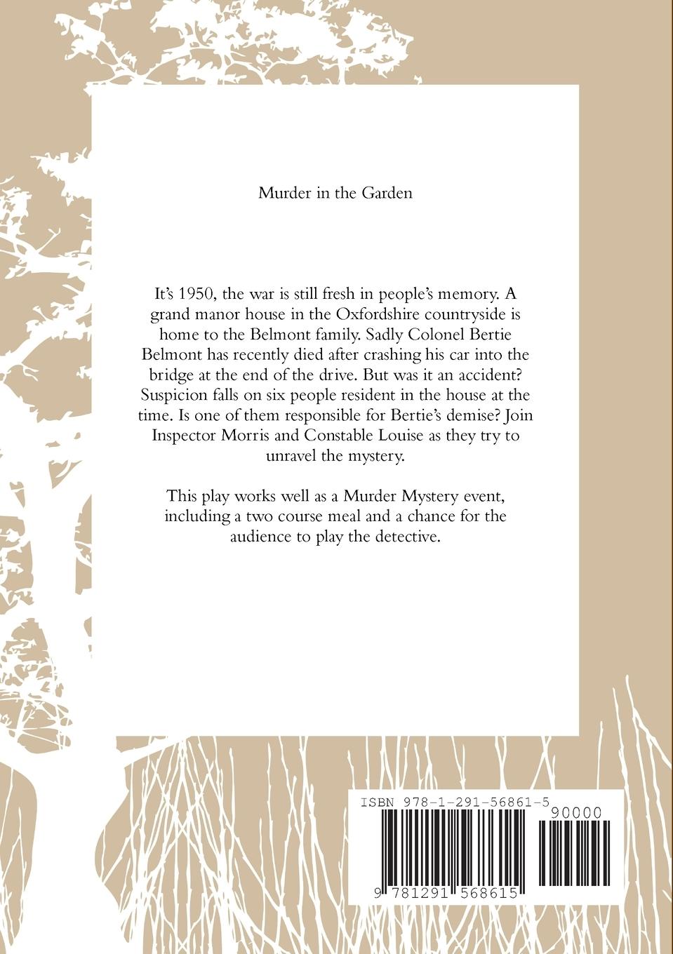 Rückseitencover Murder Mystery in the Garden