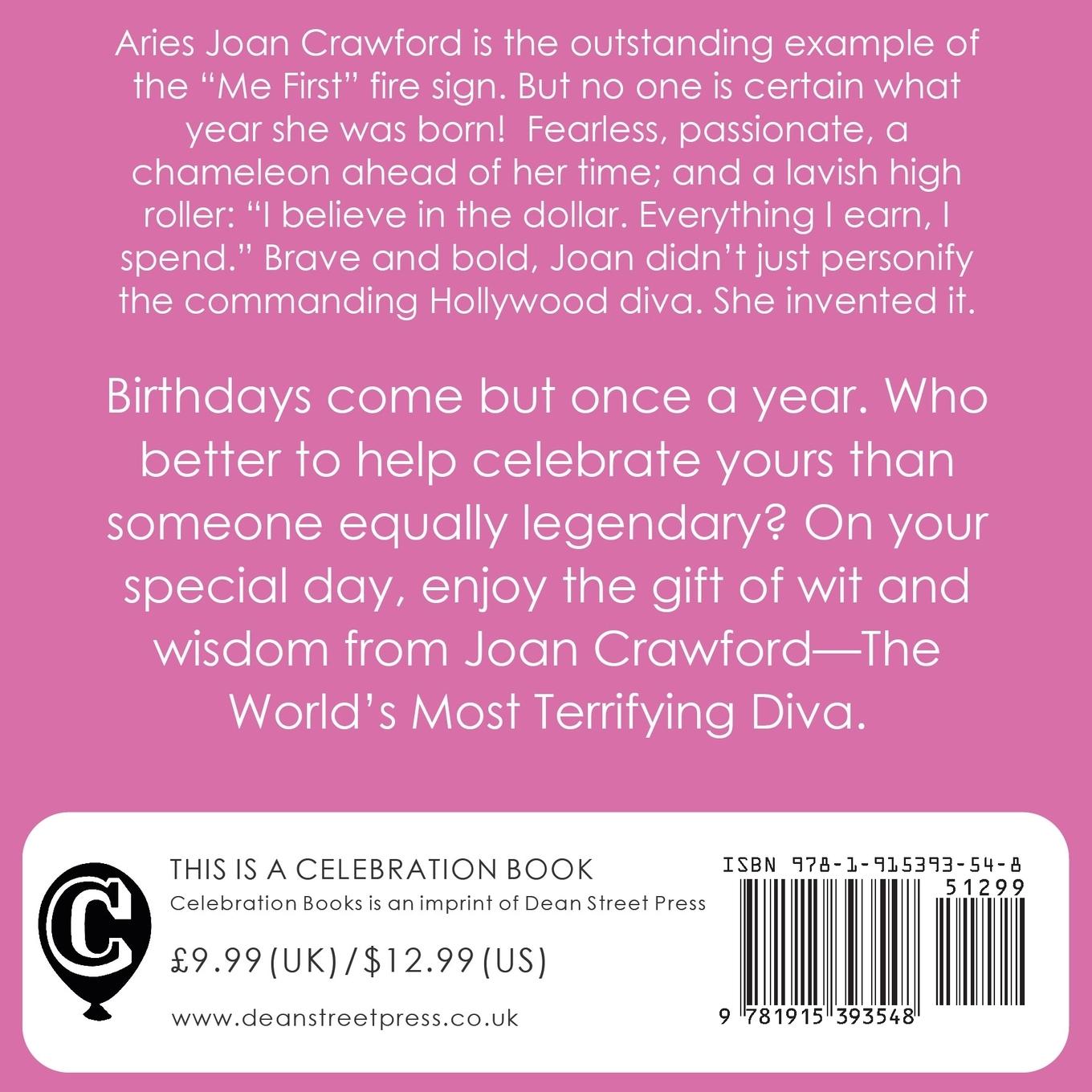 Rückseitencover Happy Birthday-Love, Joan