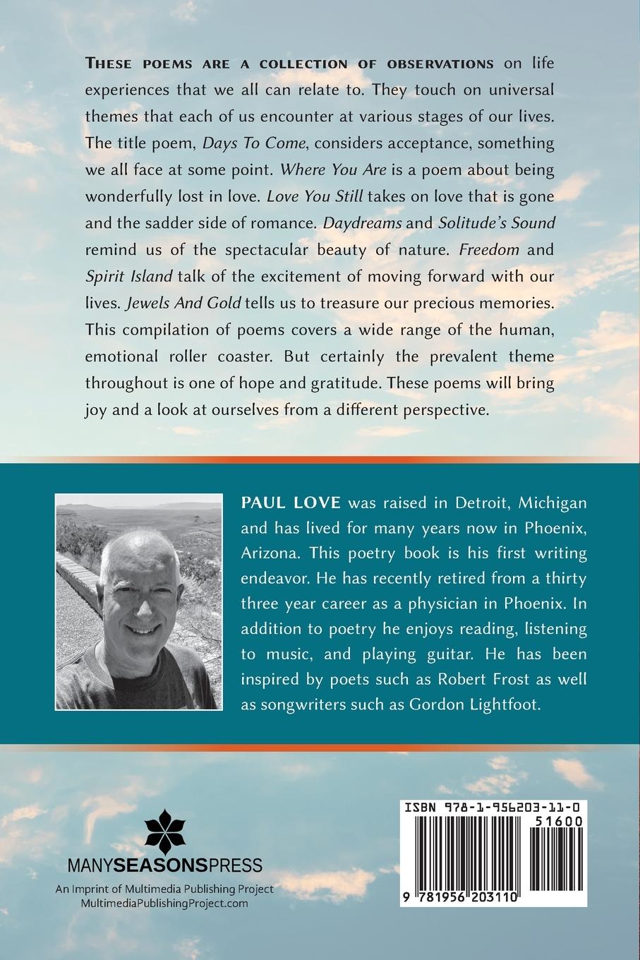 Rückseitencover Days to Come