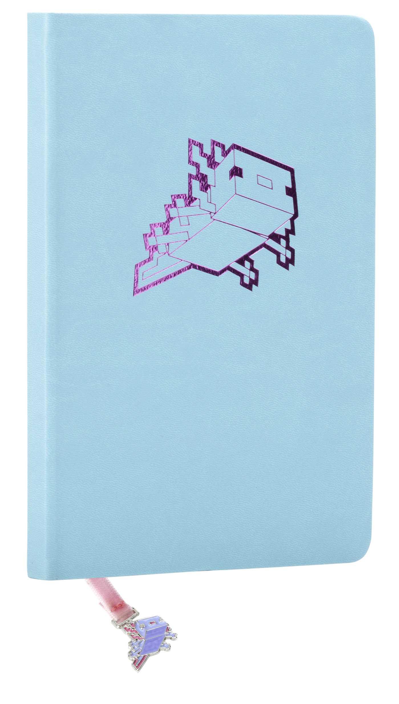 Vorderes Coverbild Minecraft: Axolotl Journal with Ribbon Charm