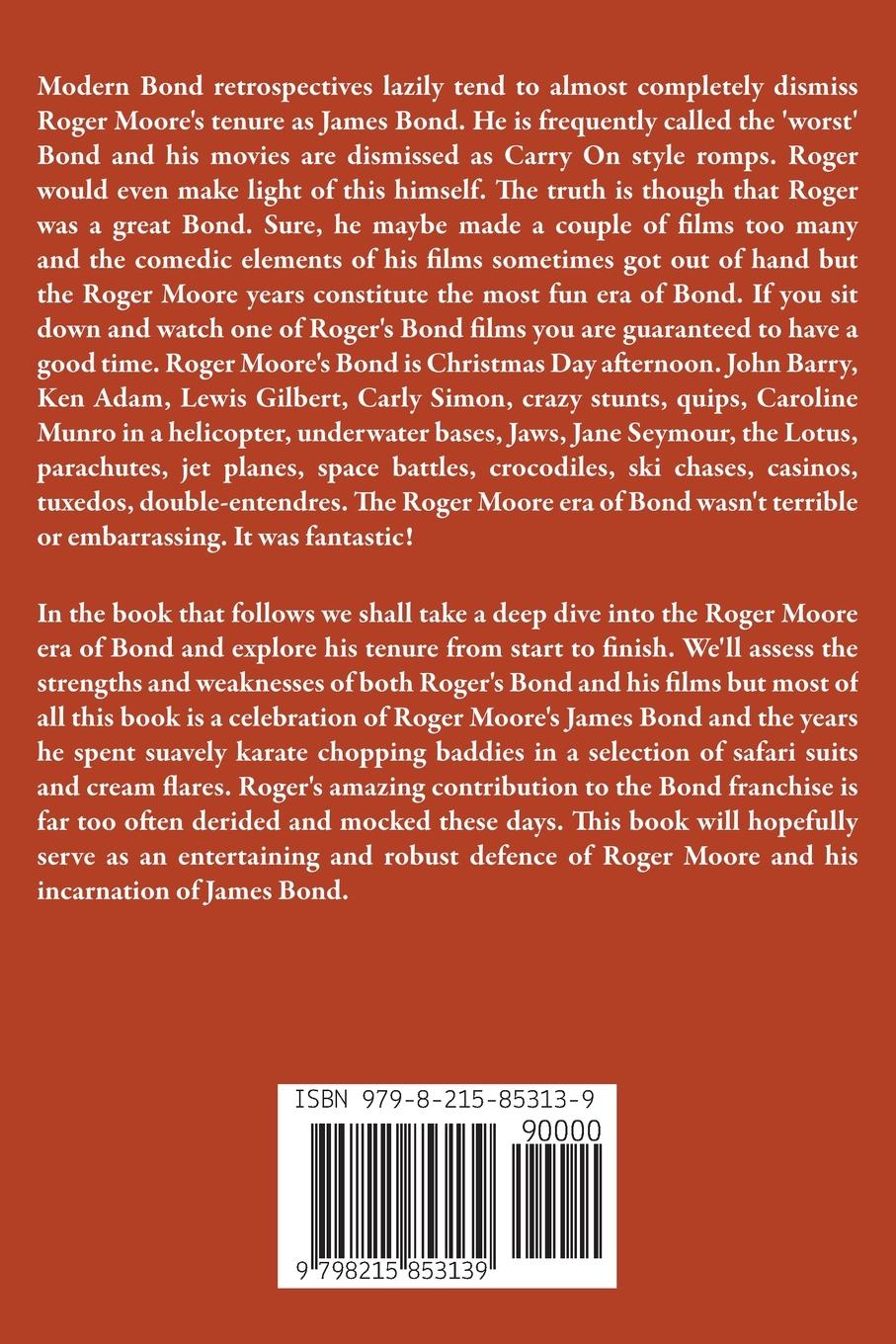 Rückseitencover Roger Moore's James Bond - The Retrospective