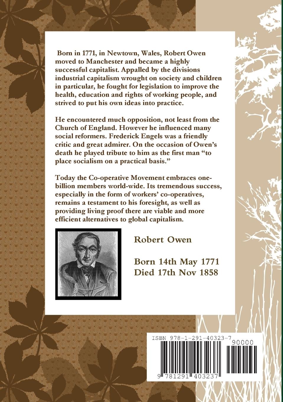 Rückseitencover The Life, Times & Labours of Robert Owen
