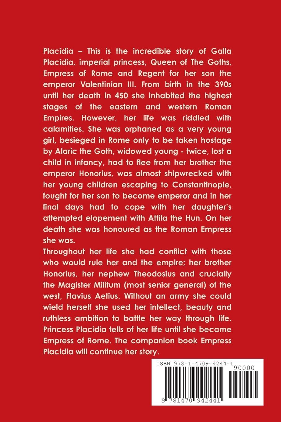 Rückseitencover Princess Placidia