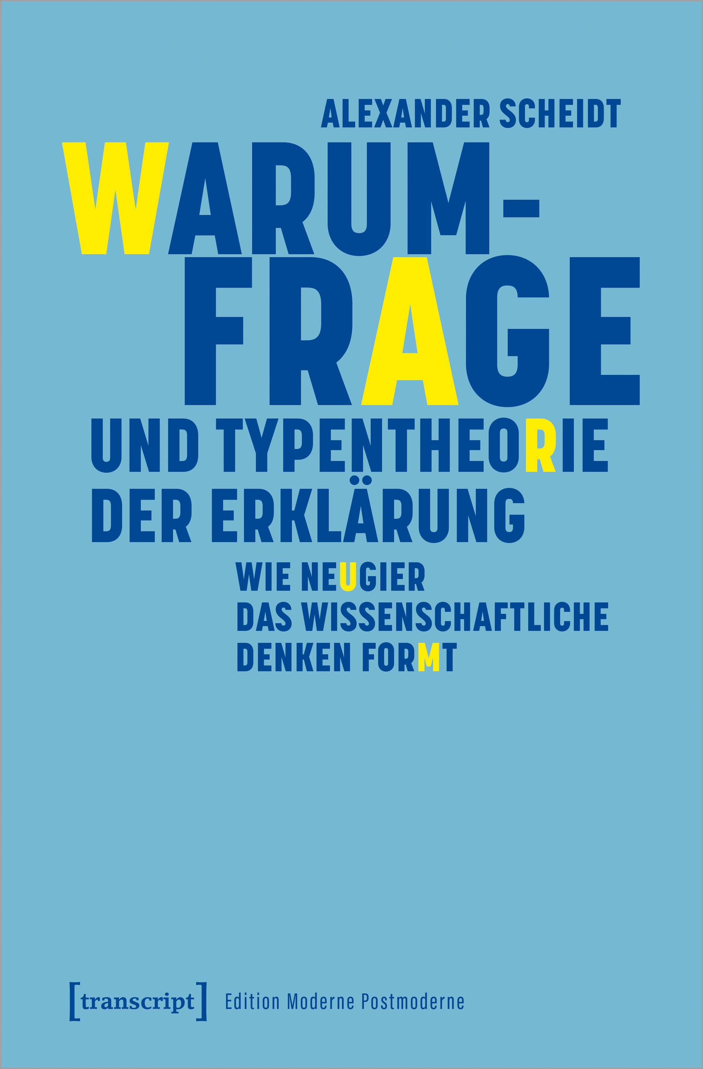 Vorderes Coverbild Warum-Frage und Typentheorie der Erklärung