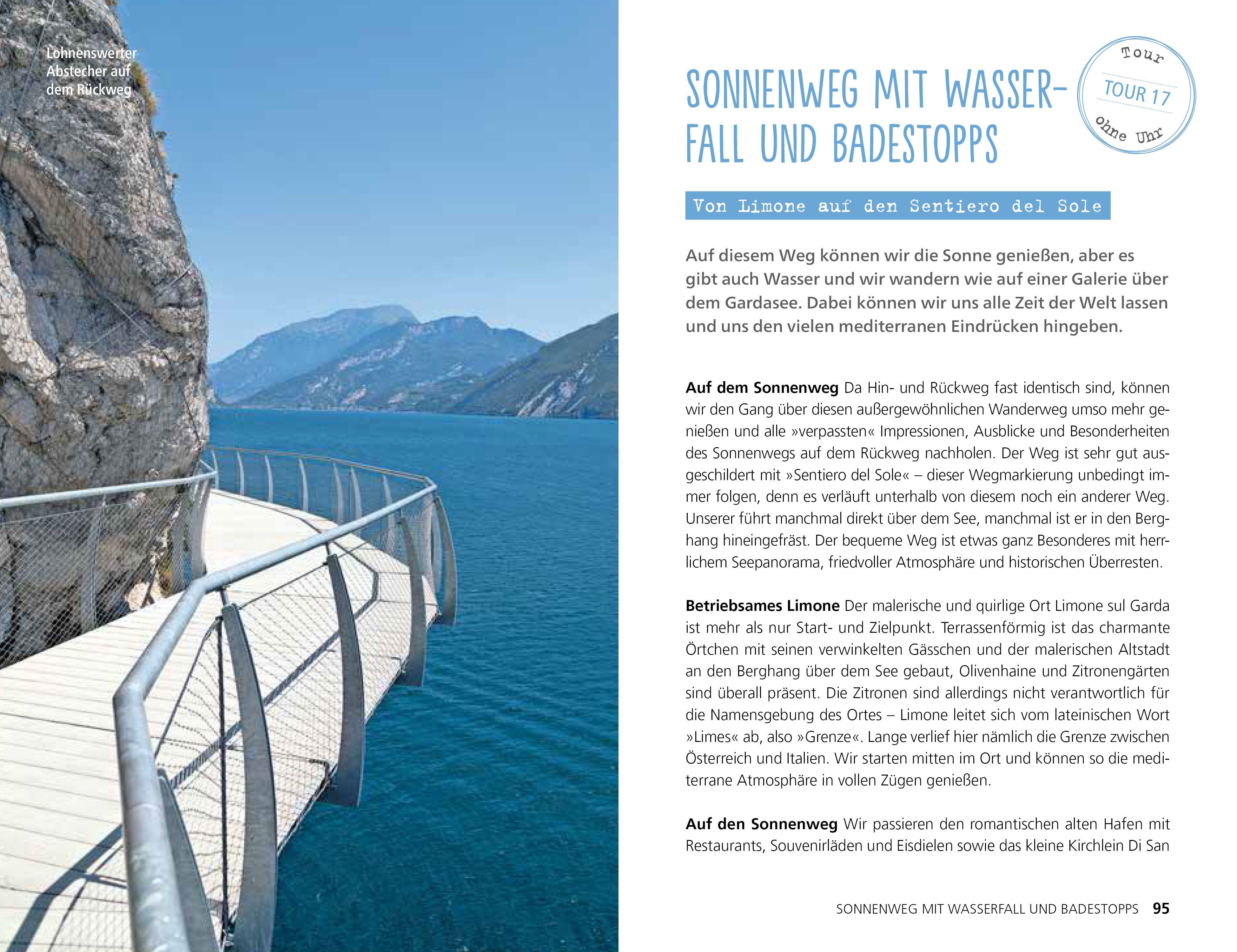 Beispielinhalt (Bild) Wander dich glücklich - Gardasee