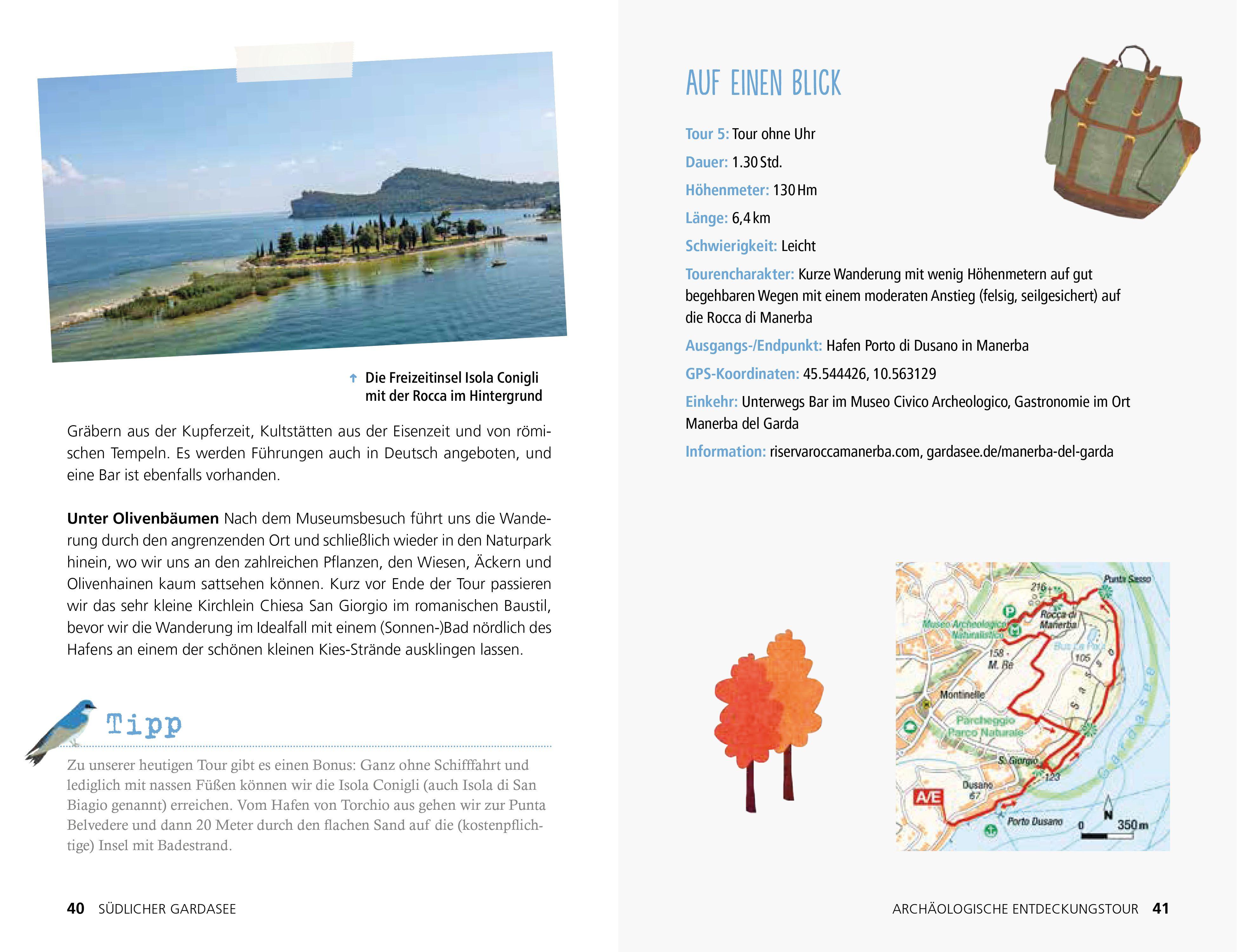 Beispielinhalt (Bild) Wander dich glücklich - Gardasee
