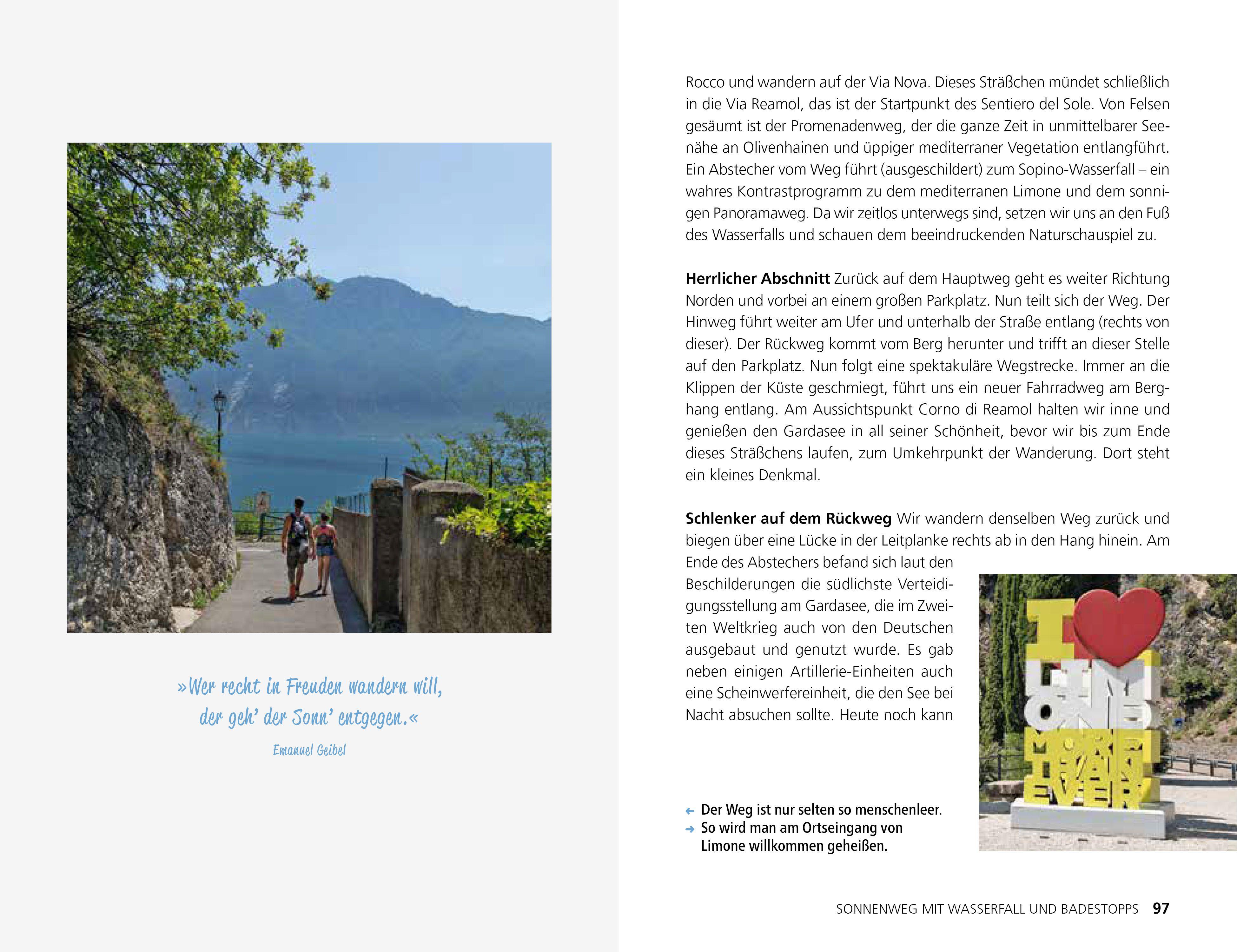 Beispielinhalt (Bild) Wander dich glücklich - Gardasee