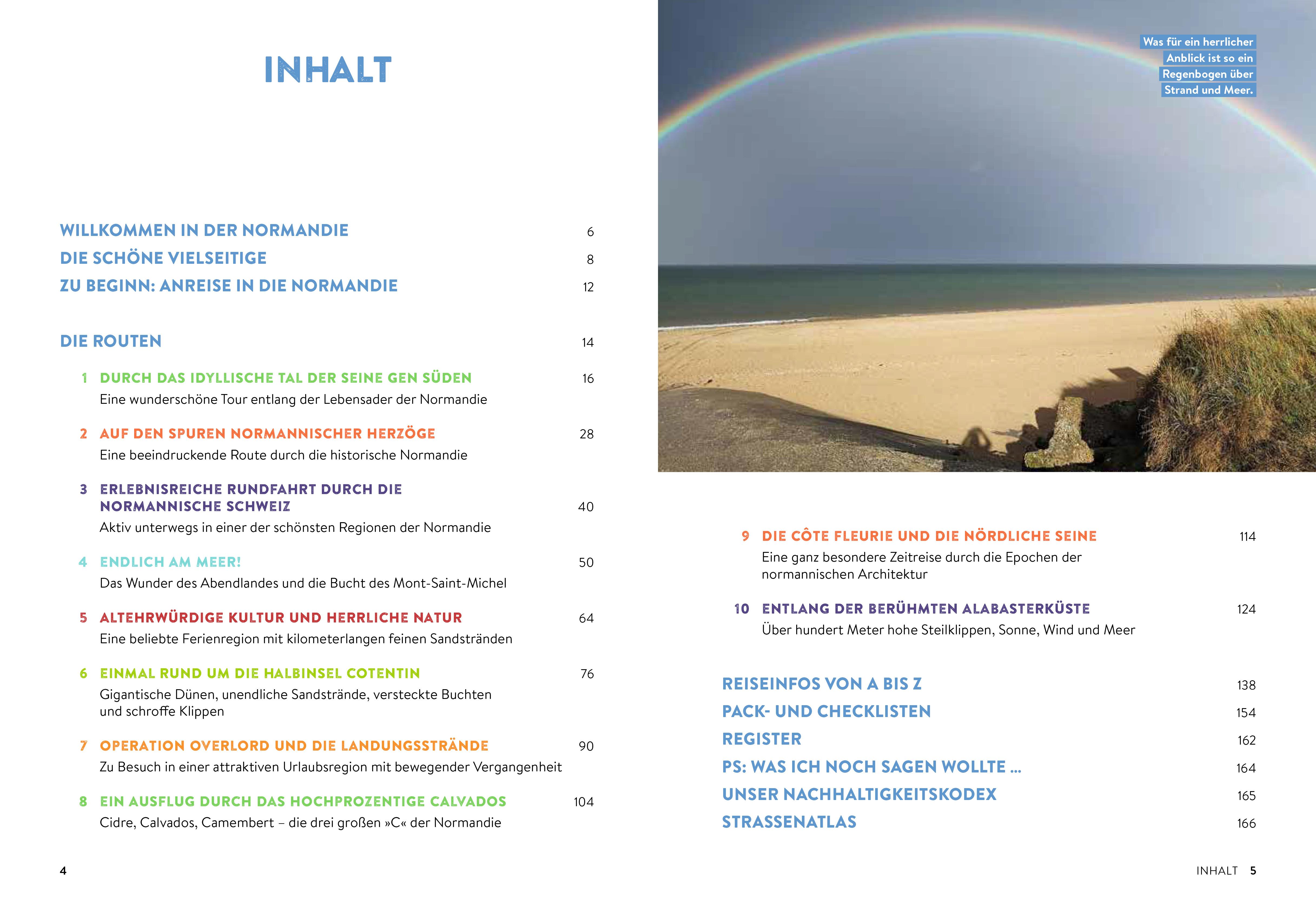 Beispielinhalt (Bild) Normandie mit dem Wohnmobil
