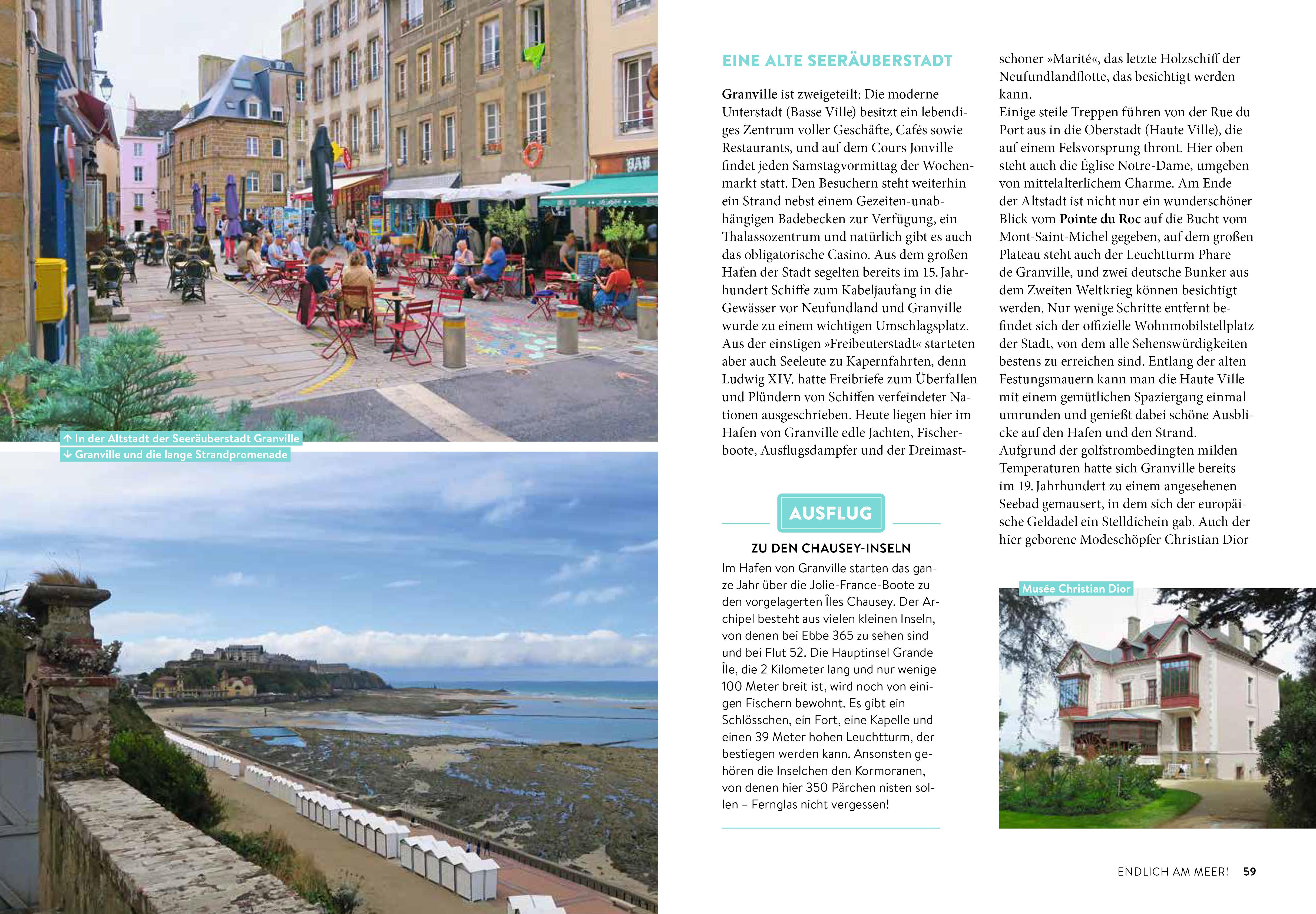 Beispielinhalt (Bild) Normandie mit dem Wohnmobil