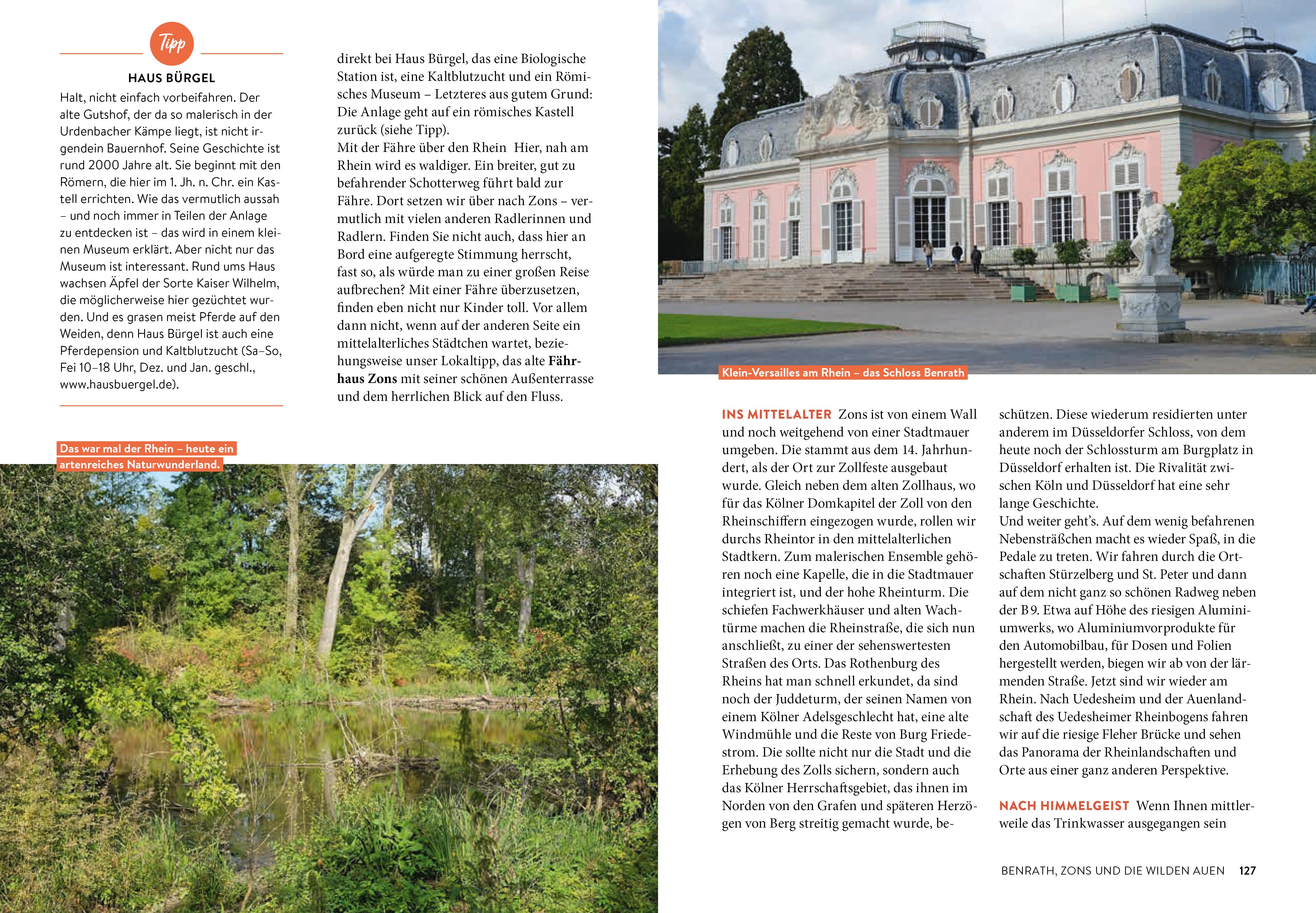 Beispielinhalt (Bild) Radel dich satt Düsseldorf & Umgebung