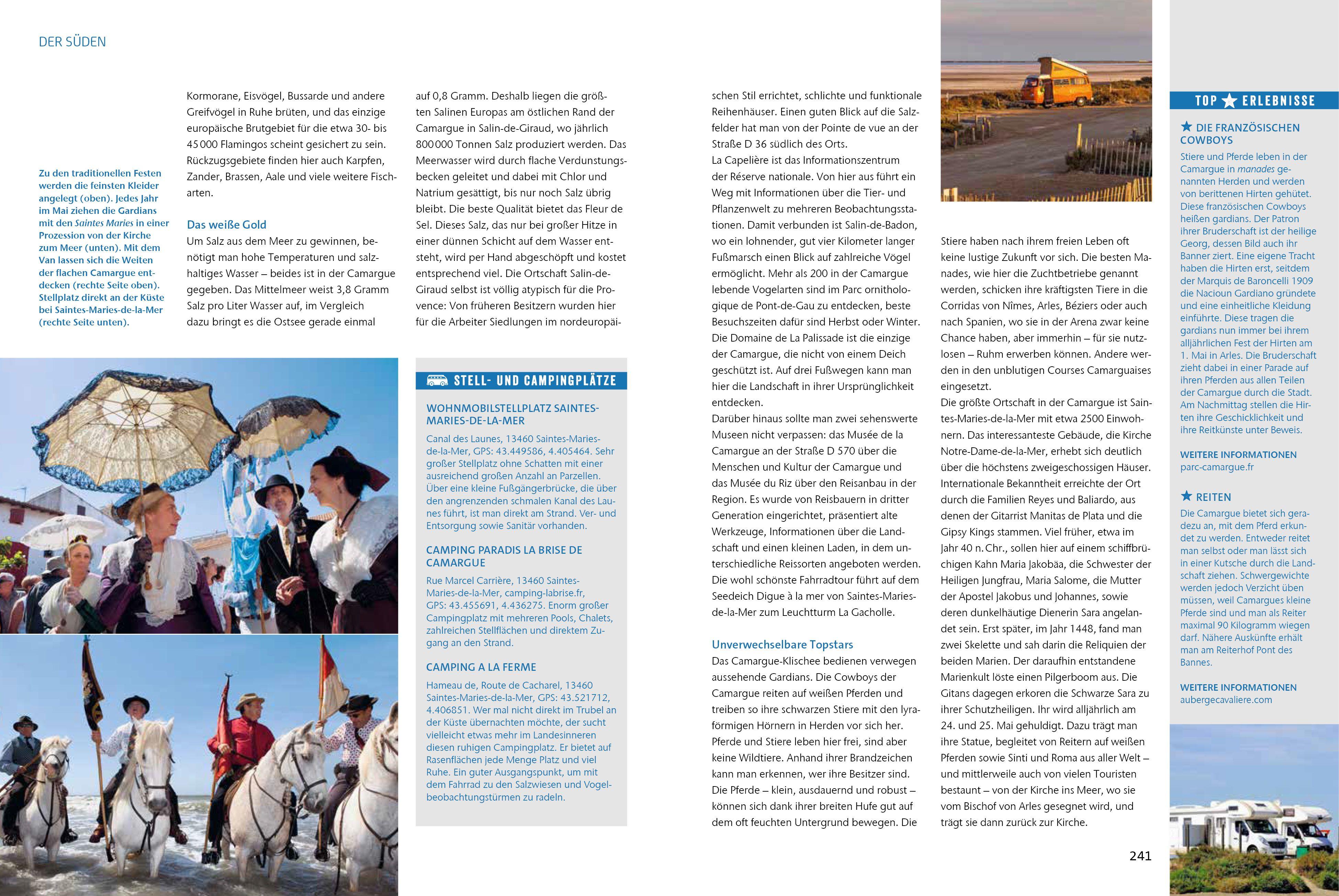 Beispielinhalt (Bild) Das Wohnmobil Reisebuch Frankreich